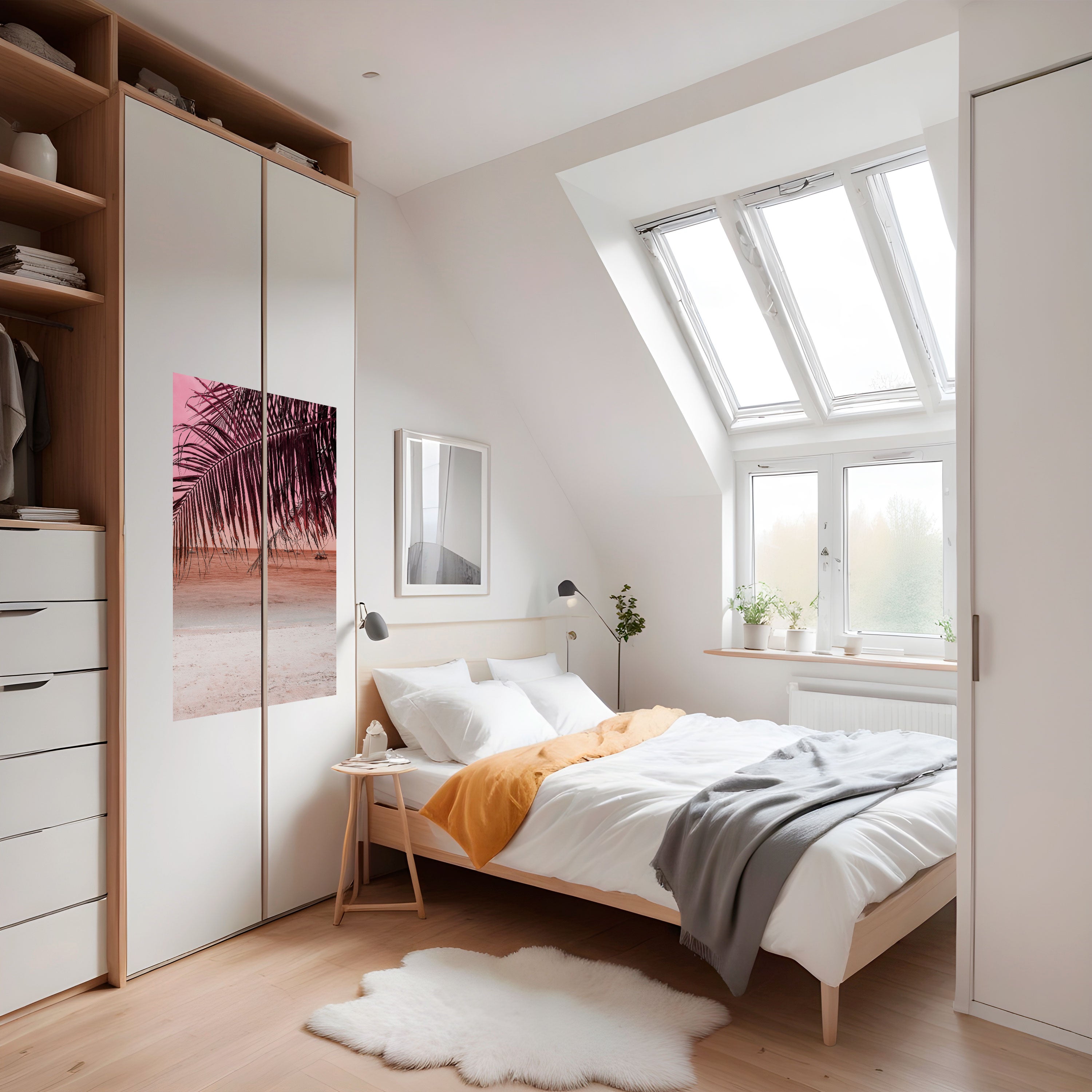 Affiche verticale autocollante « CHUCHOTEMENTS TROPICAUX »