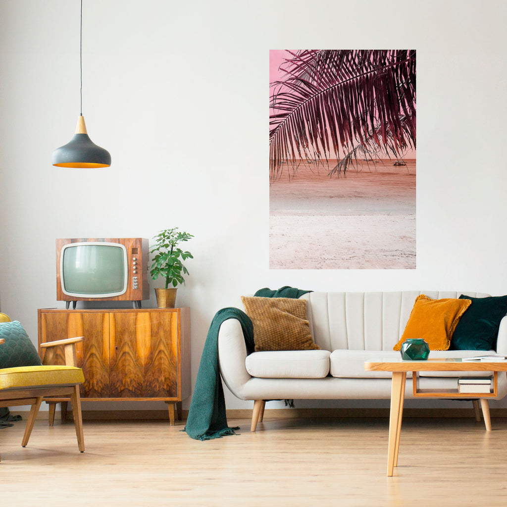 Affiche verticale autocollante « CHUCHOTEMENTS TROPICAUX »