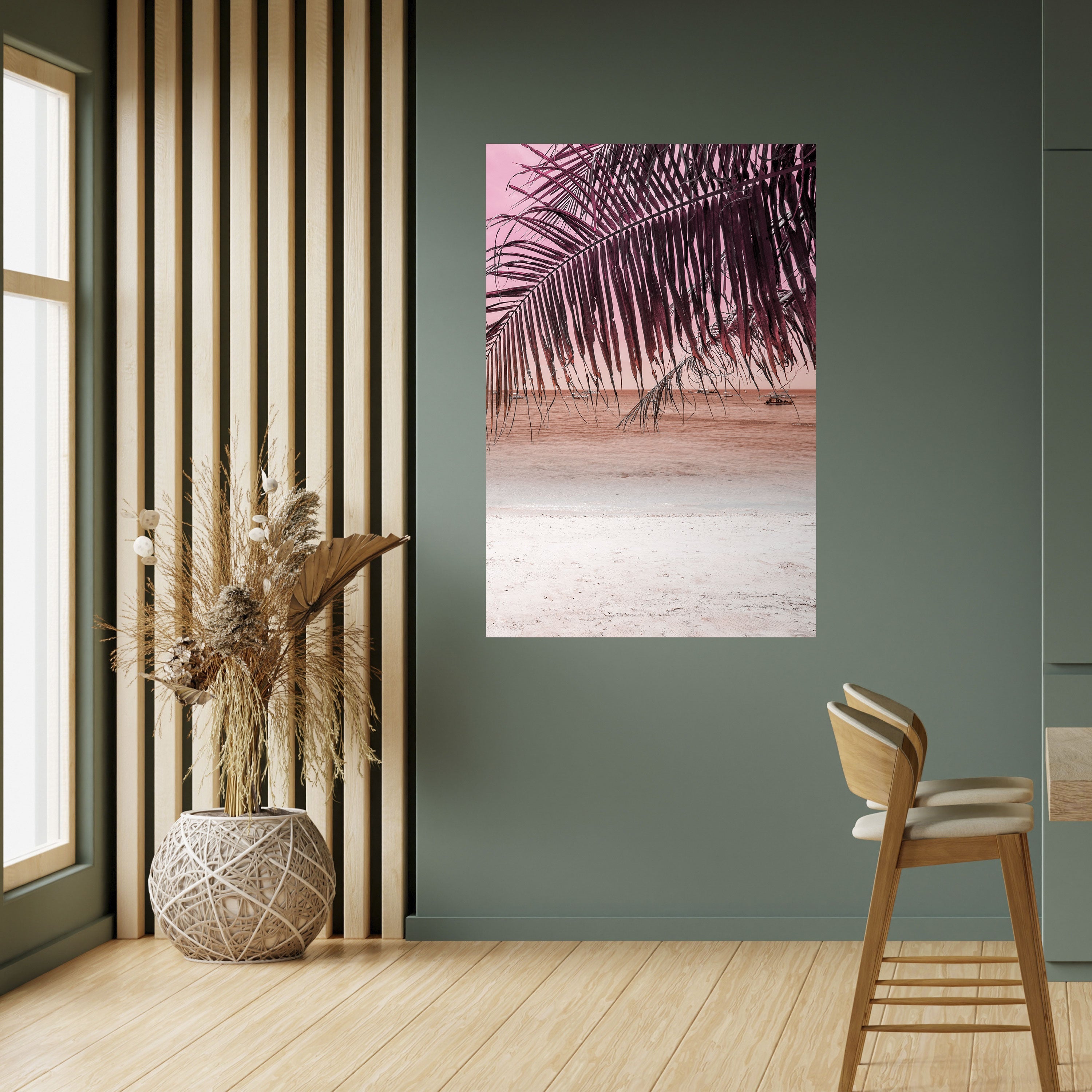 Affiche verticale autocollante « CHUCHOTEMENTS TROPICAUX »