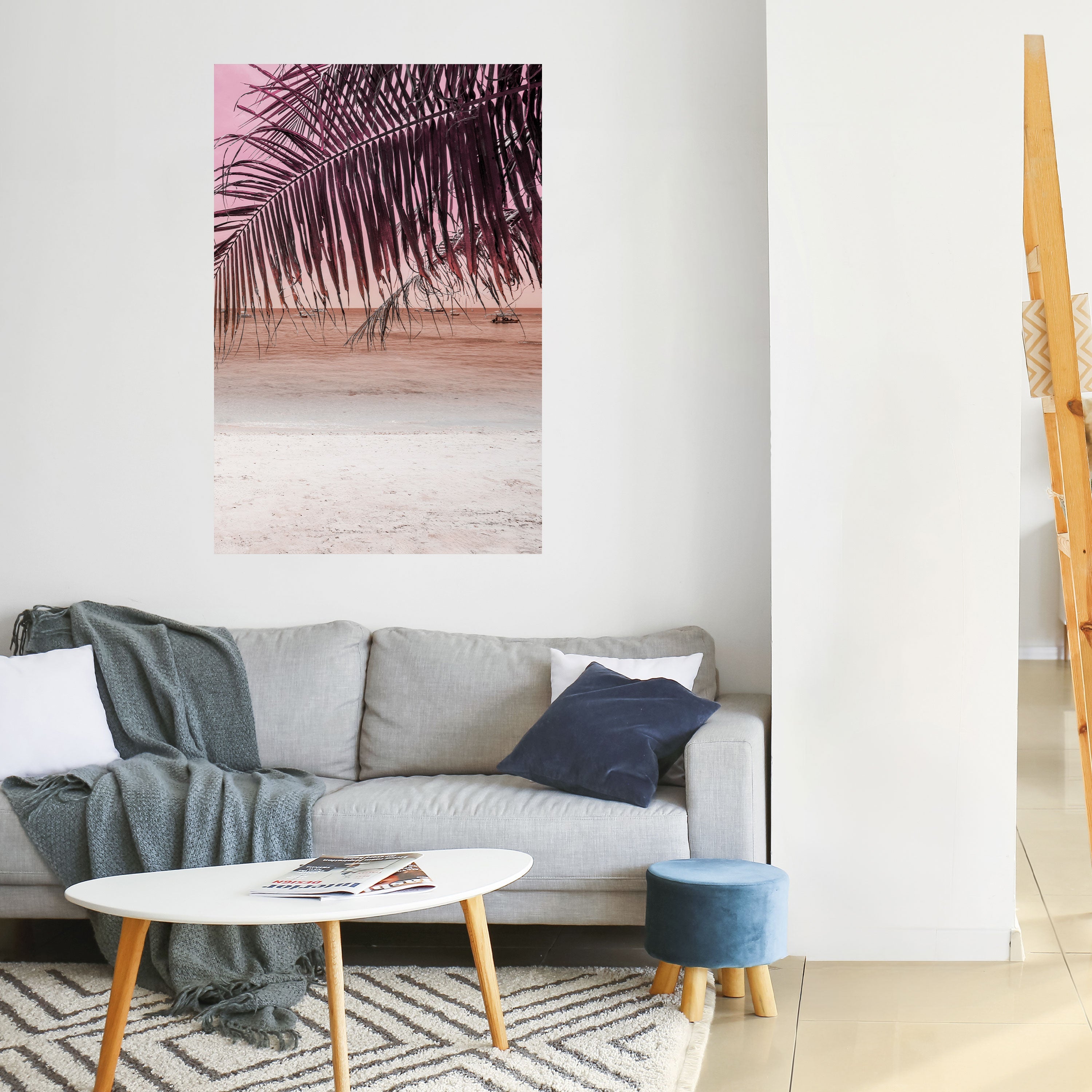 Affiche verticale autocollante « CHUCHOTEMENTS TROPICAUX »