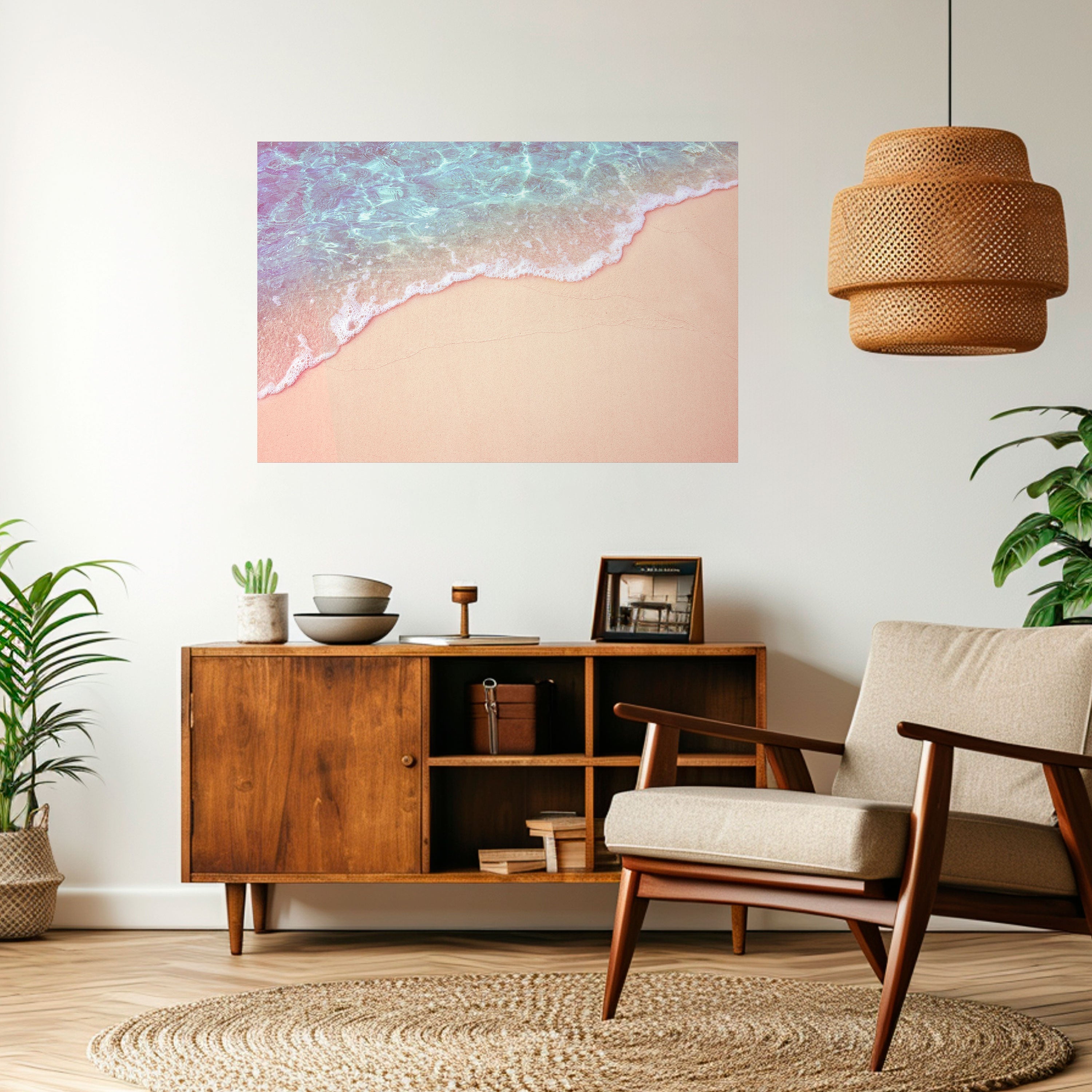 Affiche horizontale autocollante DREAMY SANDSCAPE HUES