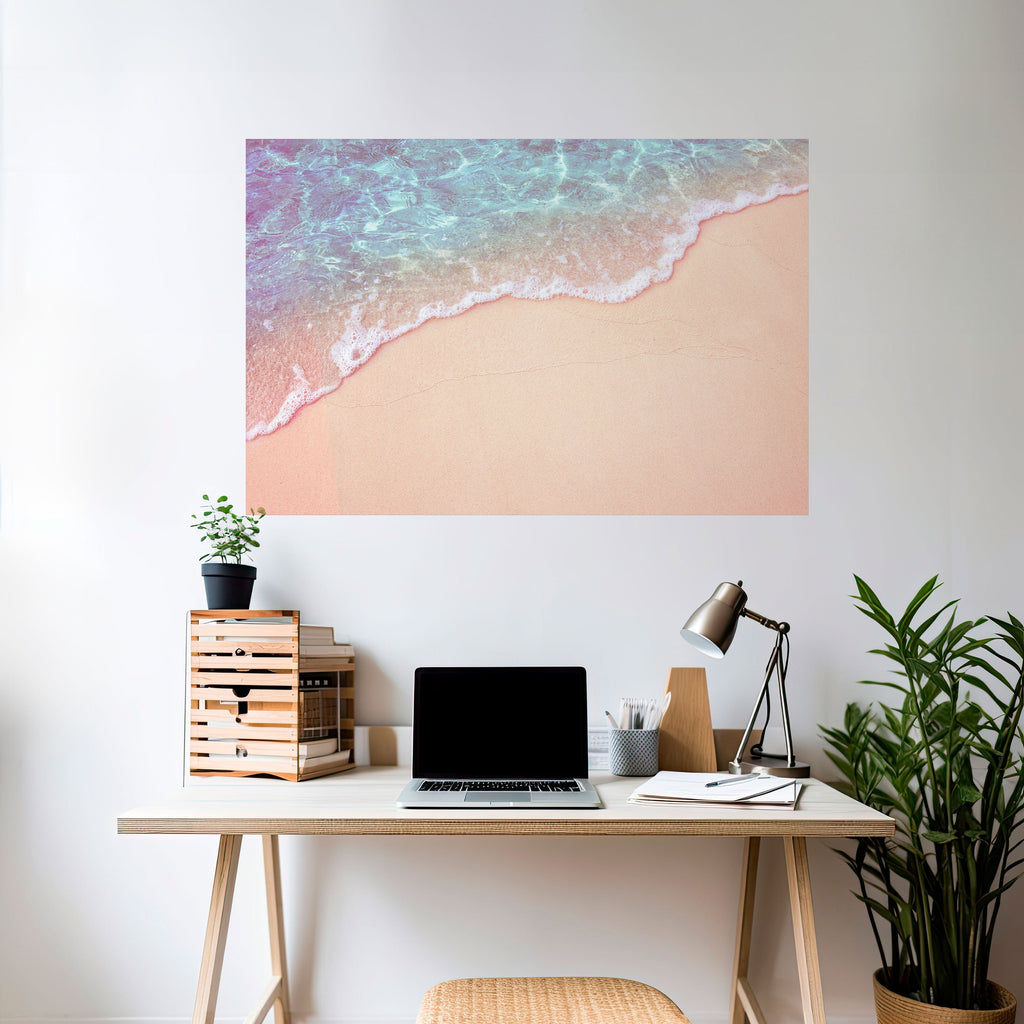 Affiche horizontale autocollante DREAMY SANDSCAPE HUES