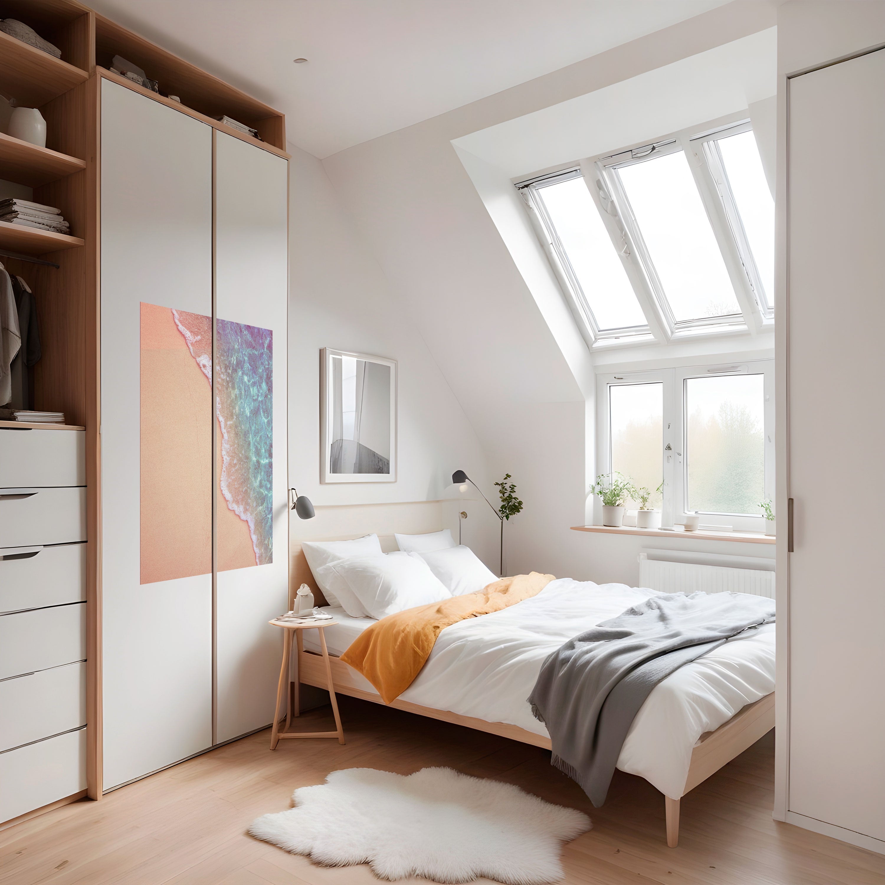 Affiche verticale autocollante DREAMY SANDSCAPE HUES