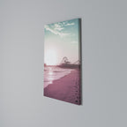 PASTEL COAST VIBES Vertical Canvas Print
