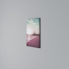 PASTEL COAST VIBES Vertical Canvas Print