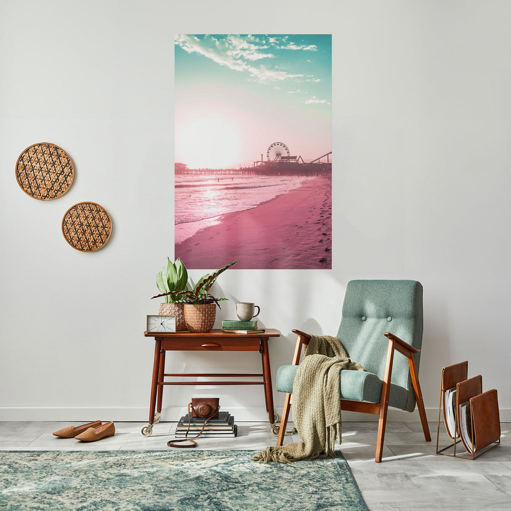 Affiche verticale autocollante PASTEL COAST VIBES