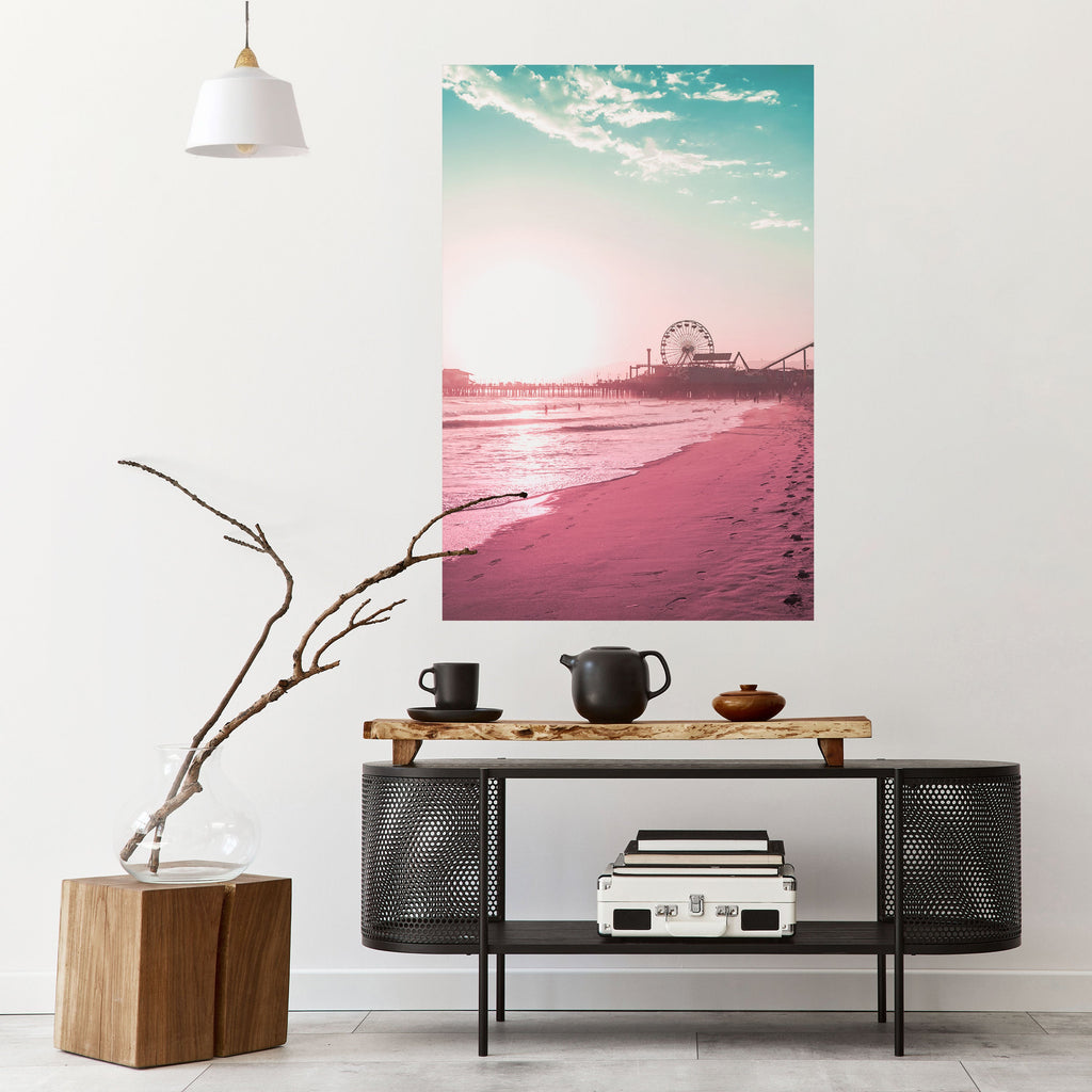 Affiche verticale autocollante PASTEL COAST VIBES