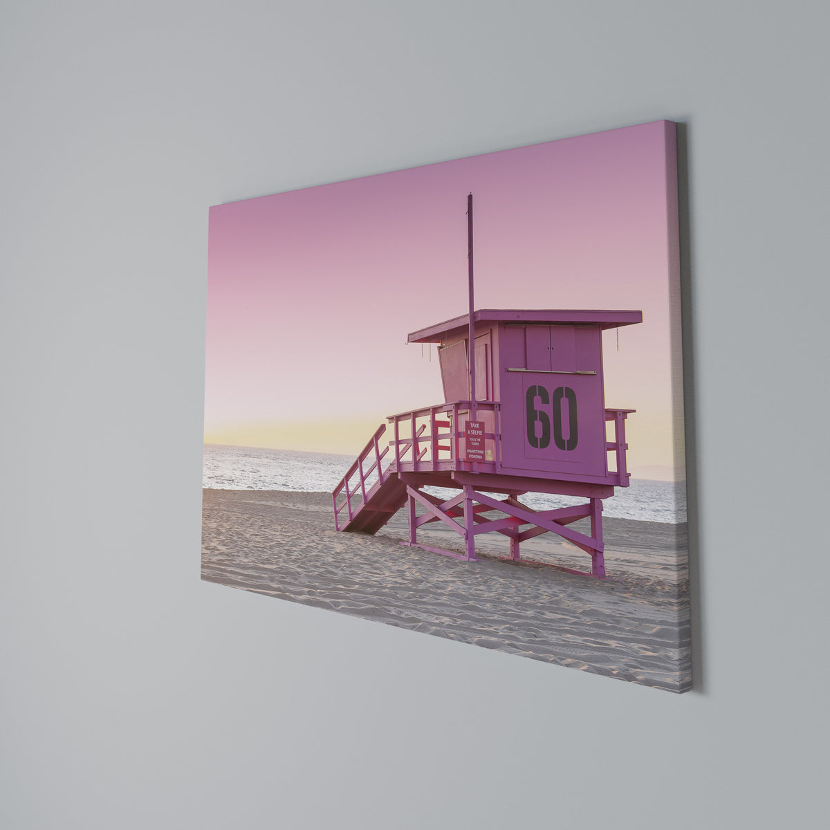 PINK PARADISE WATCH Horizontal Canvas Print