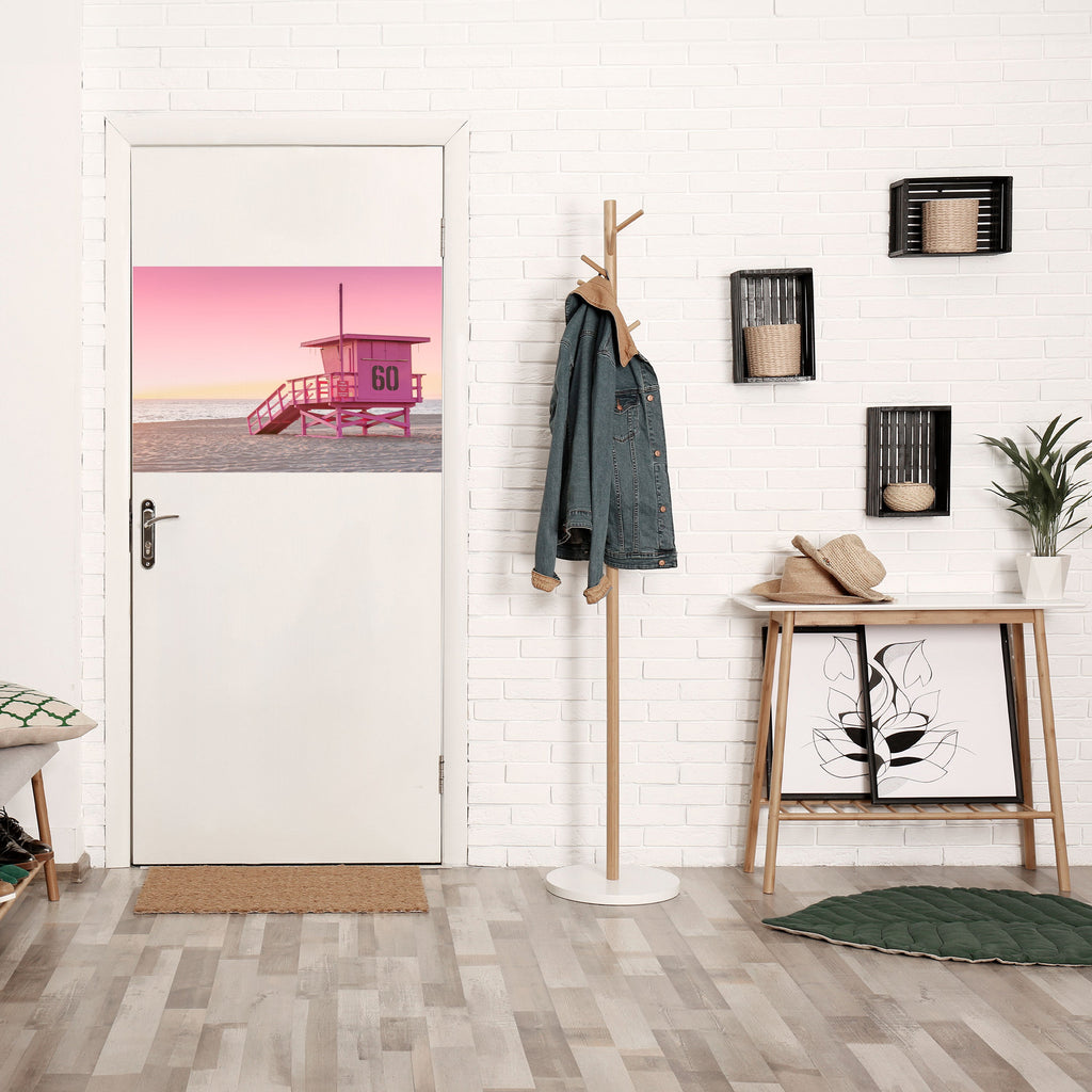 Affiche horizontale autocollante PINK PARADISE WATCH