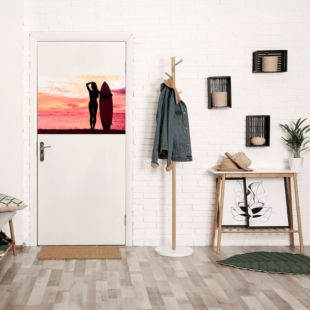 Affiche horizontale autocollante SUNSET SURF SPIRIT