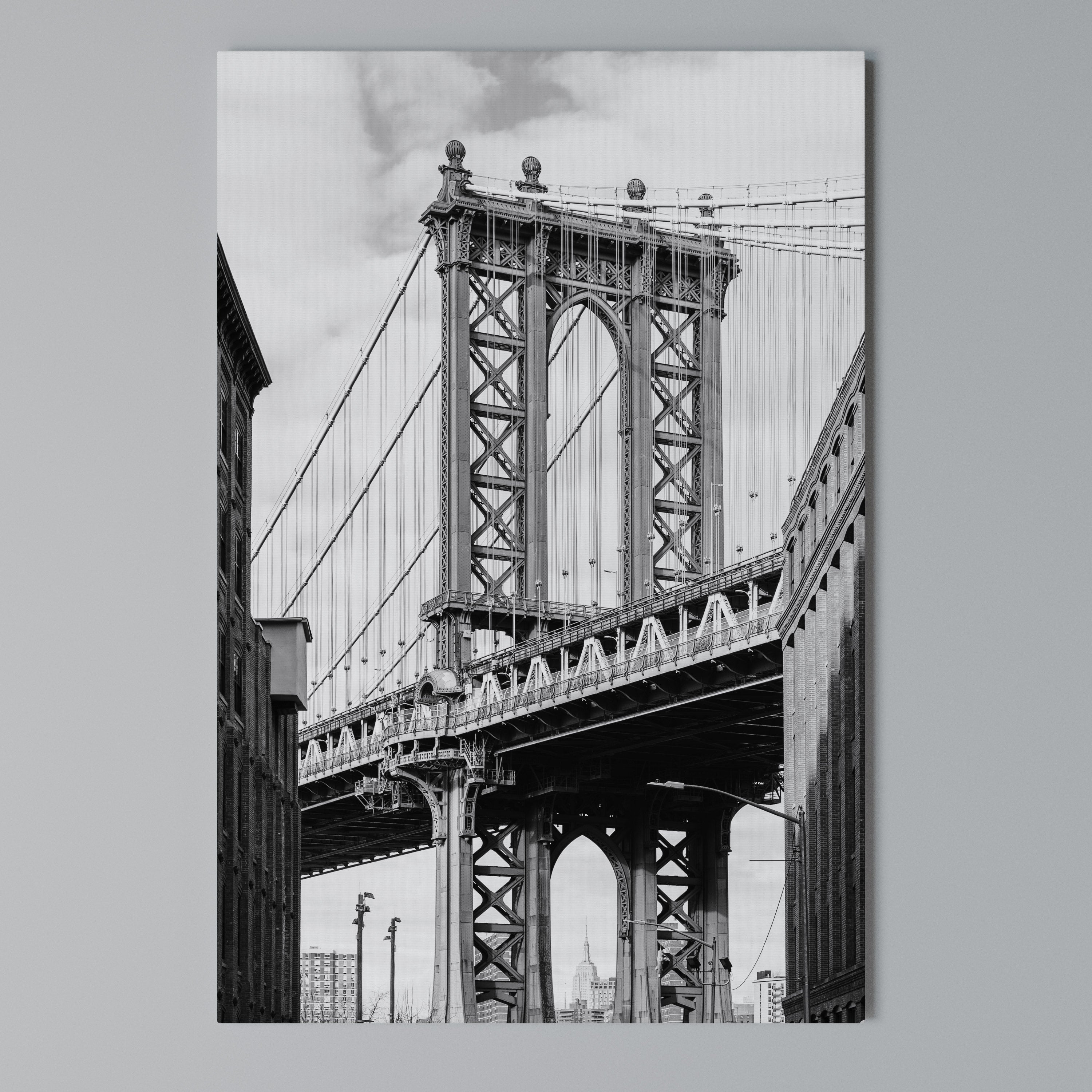 BRIDGE OF TIME Vertical Canvas Print