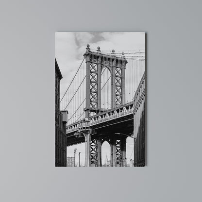 BRIDGE OF TIME Vertical Canvas Print