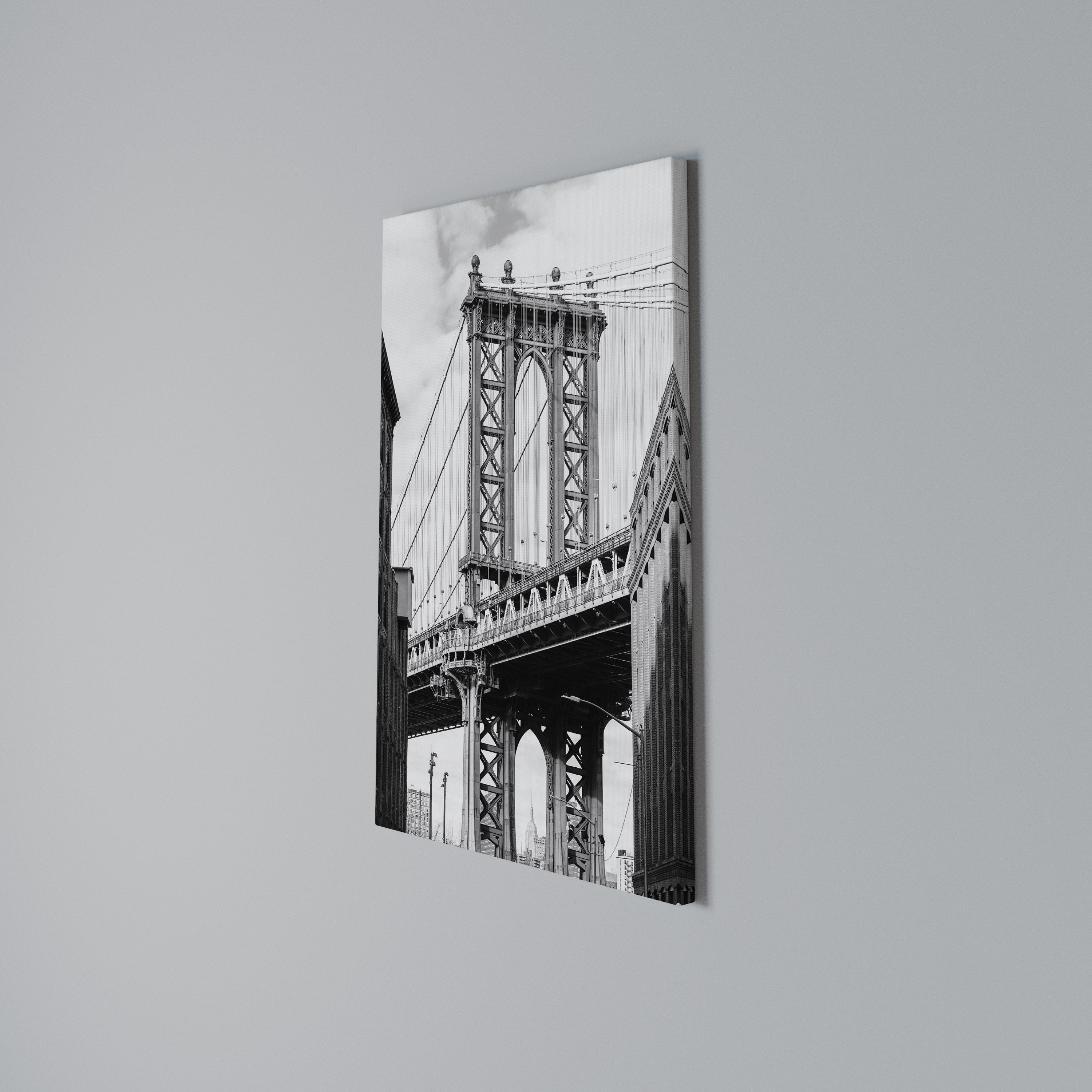BRIDGE OF TIME Vertical Canvas Print