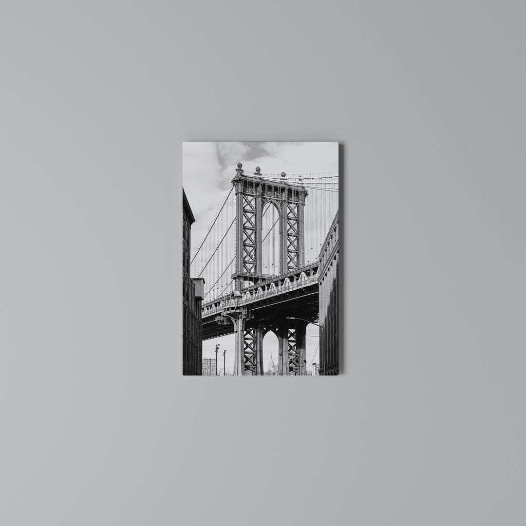 BRIDGE OF TIME Vertical Canvas Print