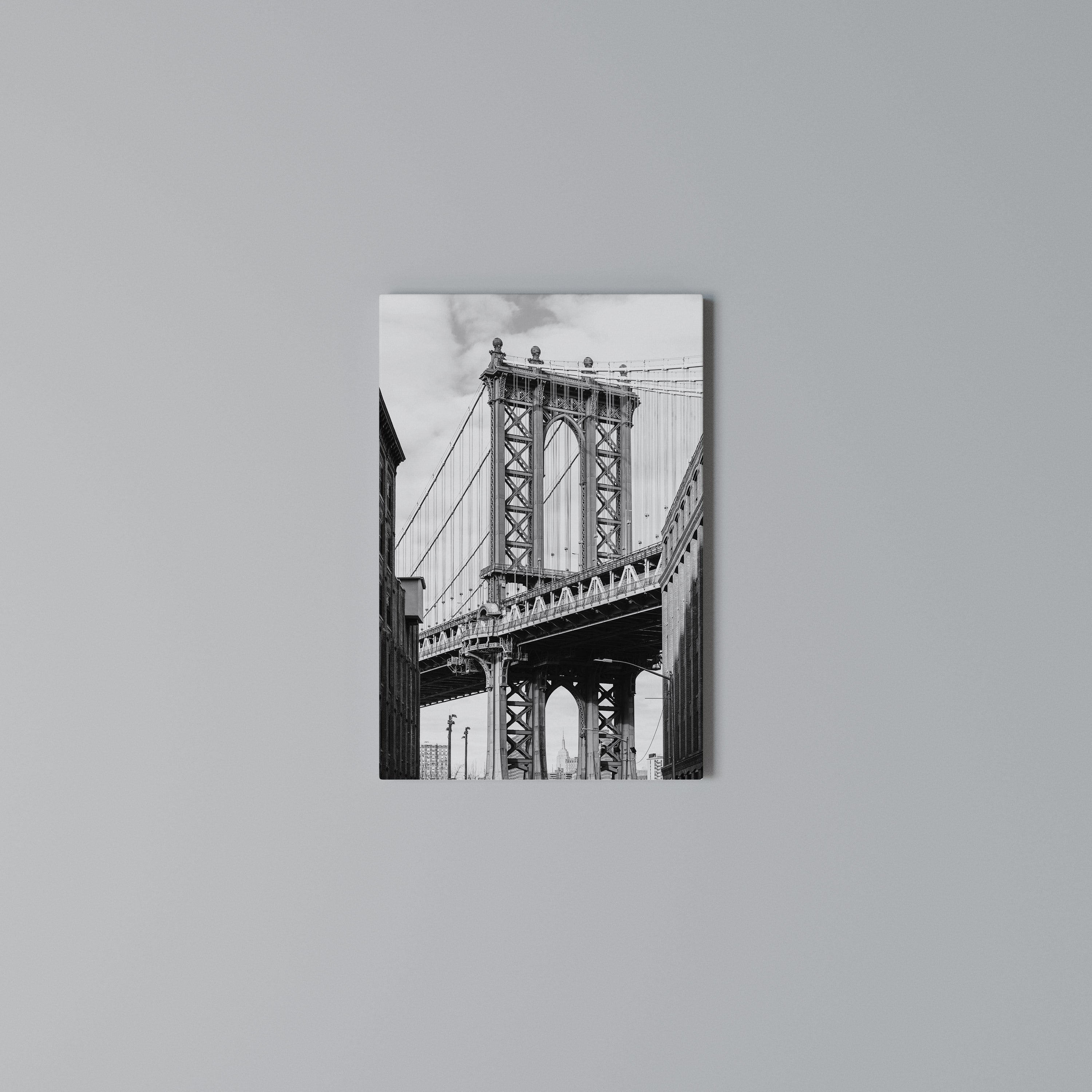 BRIDGE OF TIME Vertical Canvas Print