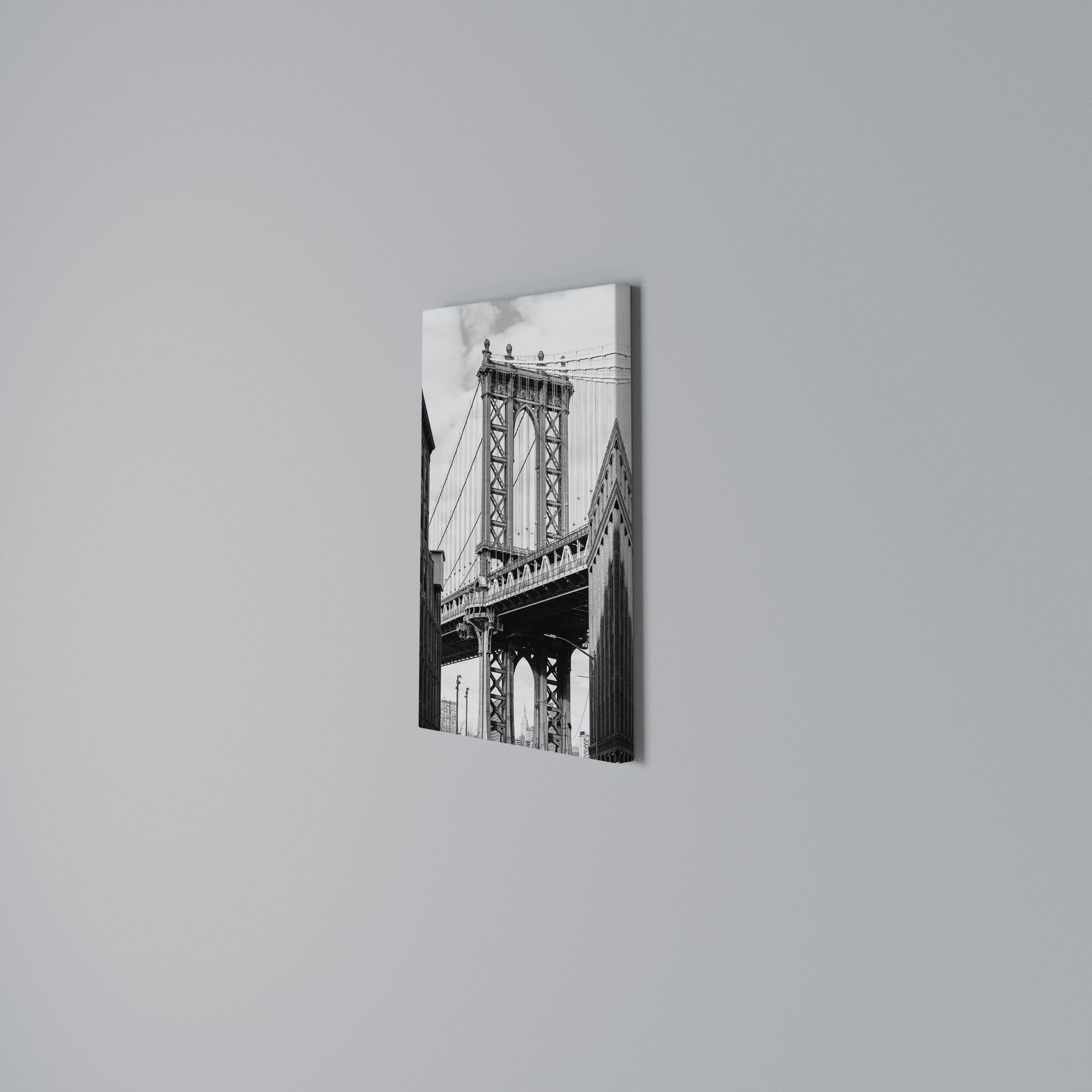 BRIDGE OF TIME Vertical Canvas Print
