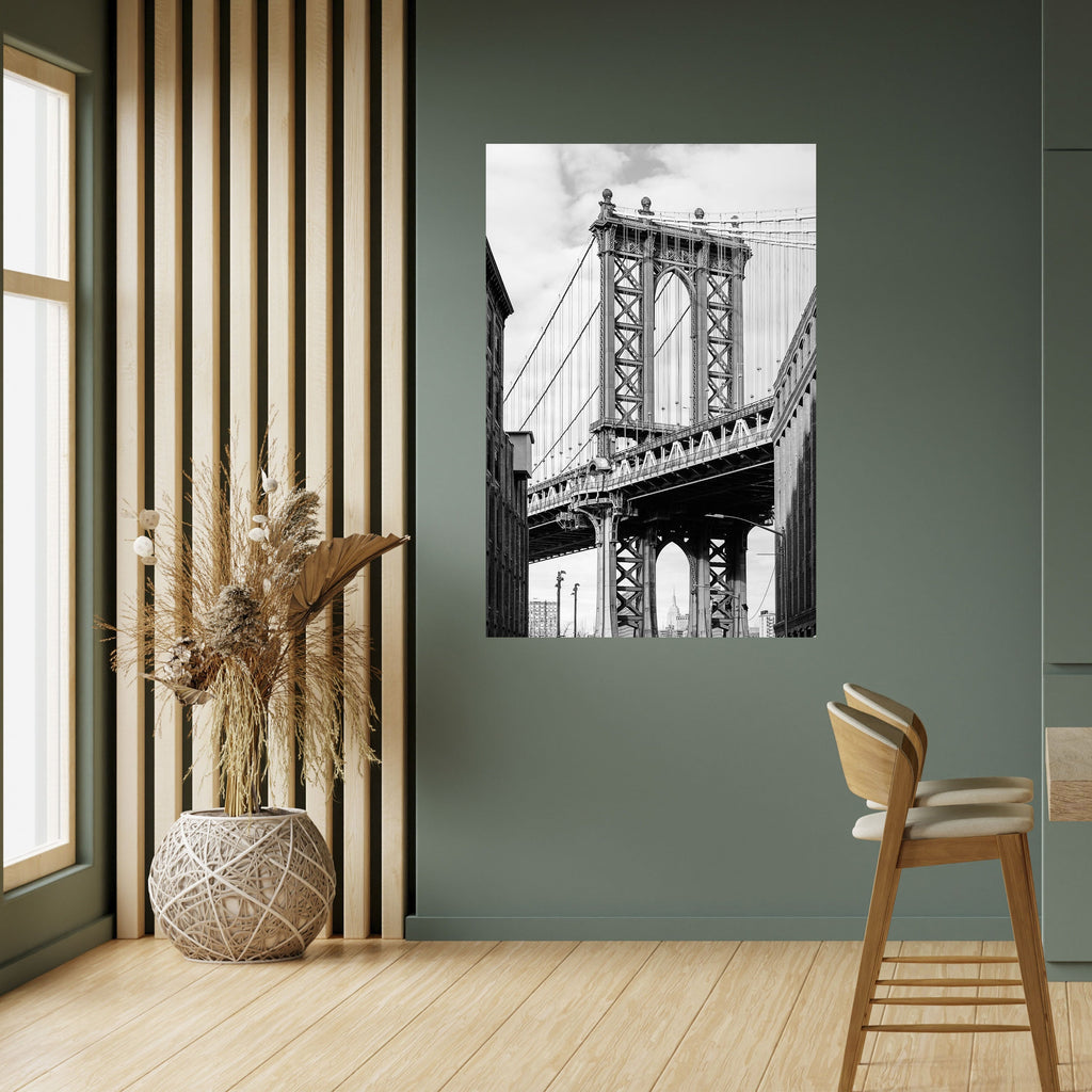 Affiche verticale autocollante « PONT DU TEMPS »