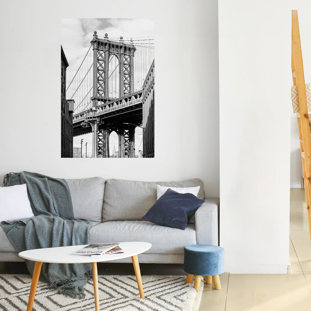 Affiche verticale autocollante « PONT DU TEMPS »