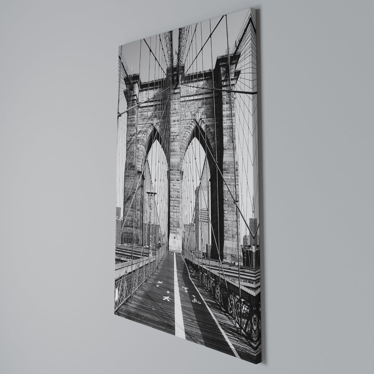 STRINGS OF HISTORY Vertical Canvas Print