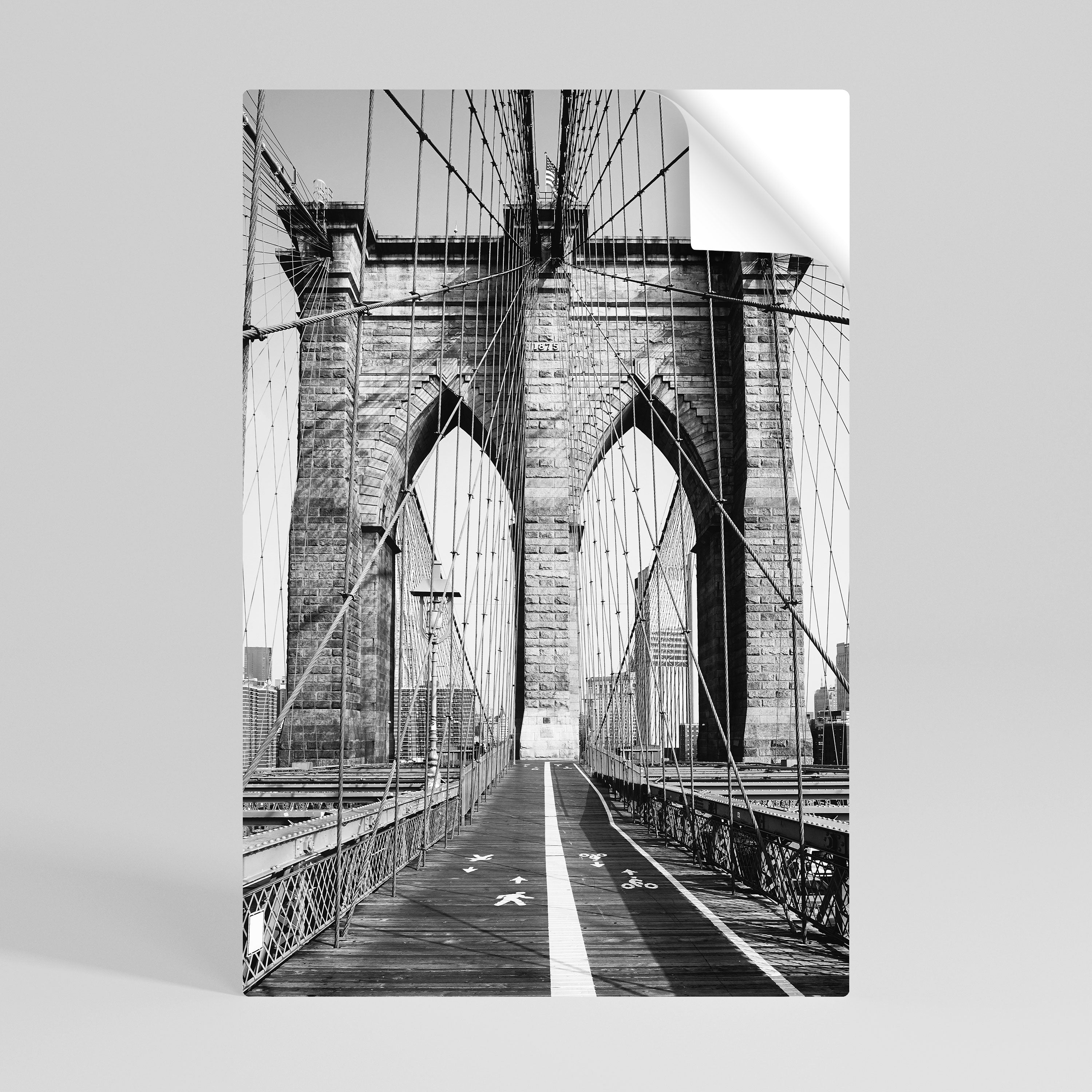 Affiche verticale autocollante STRINGS OF HISTORY