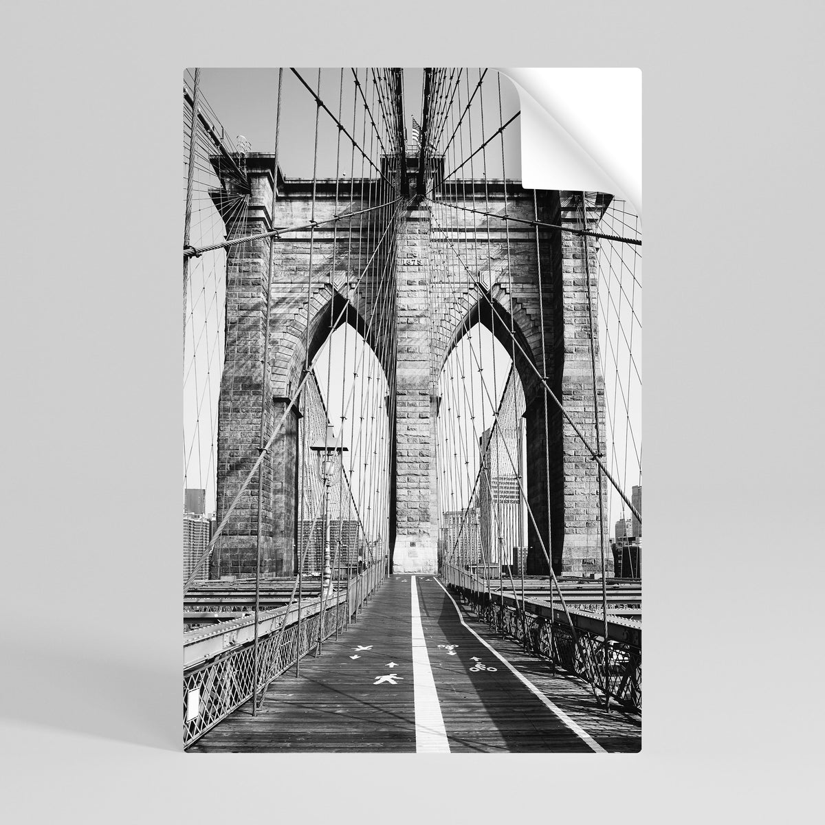 STRINGS OF HISTORY Peel and Stick Vertical Poster