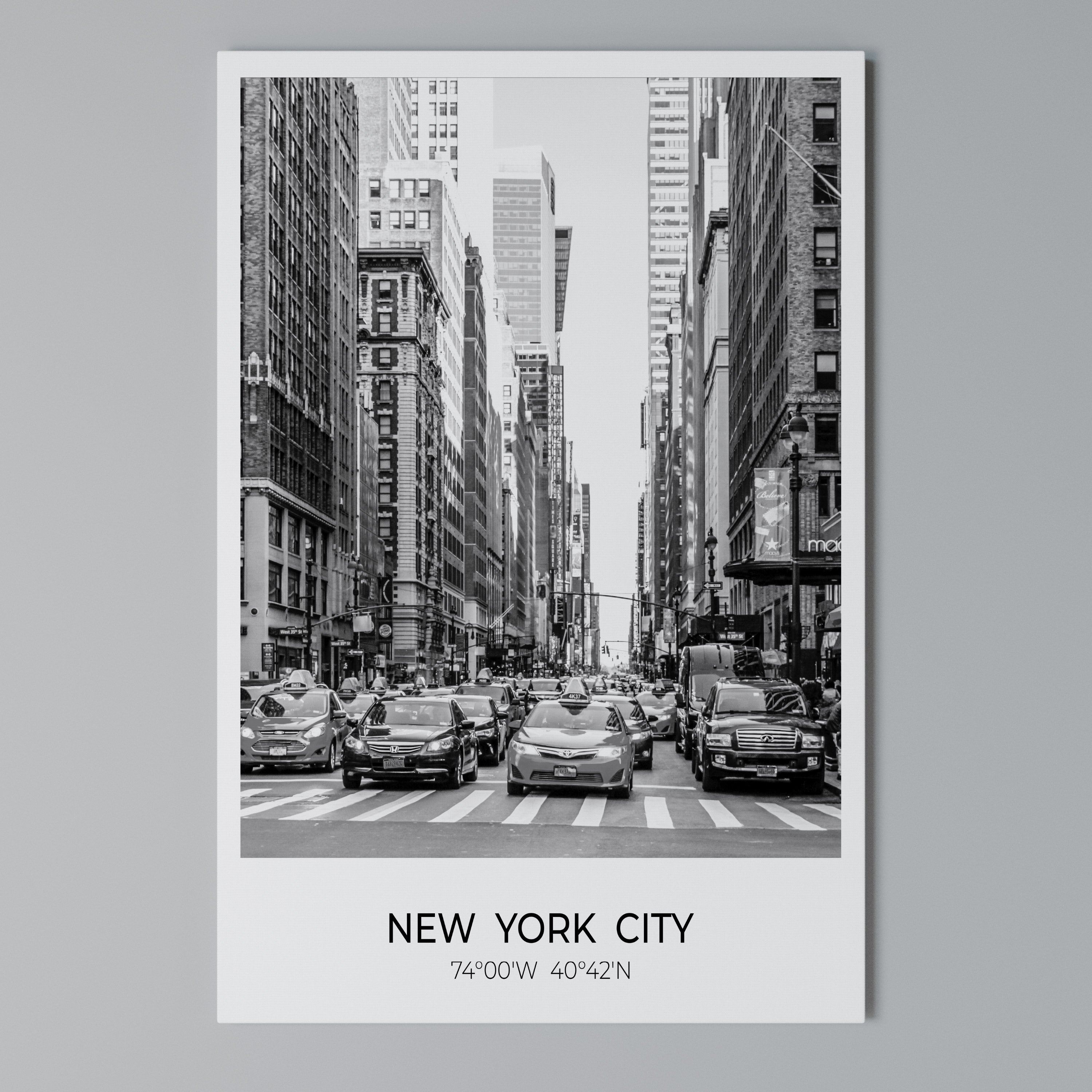 TIMELESS NEW YORK VIBES Vertical Canvas Print