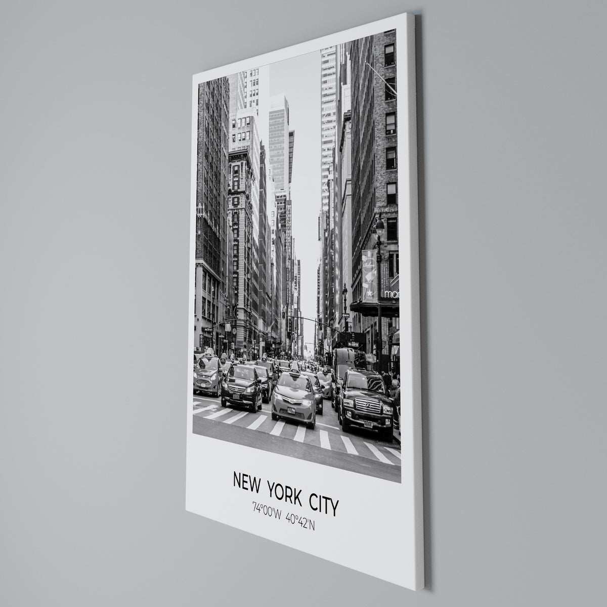 TIMELESS NEW YORK VIBES Vertical Canvas Print