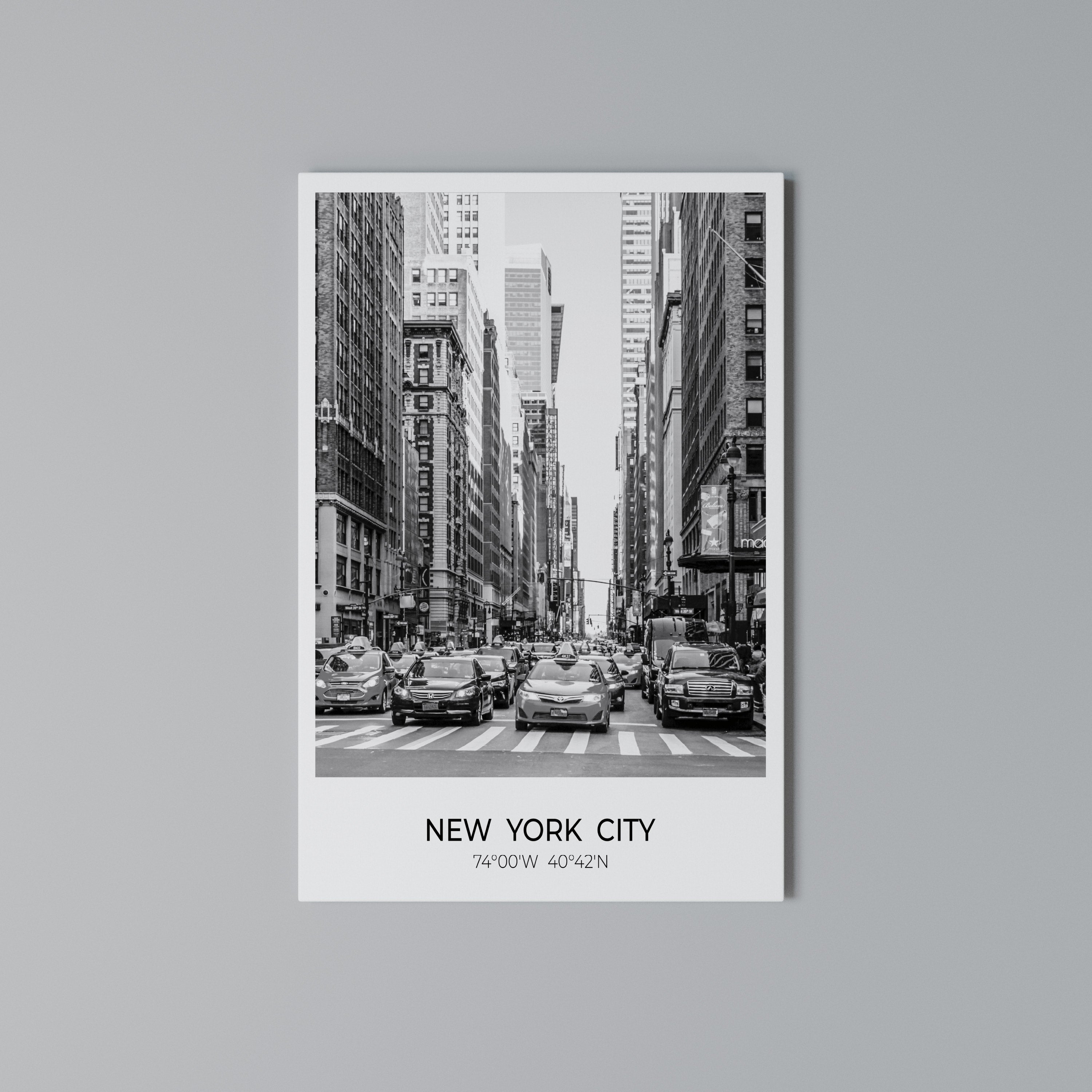 TIMELESS NEW YORK VIBES Vertical Canvas Print