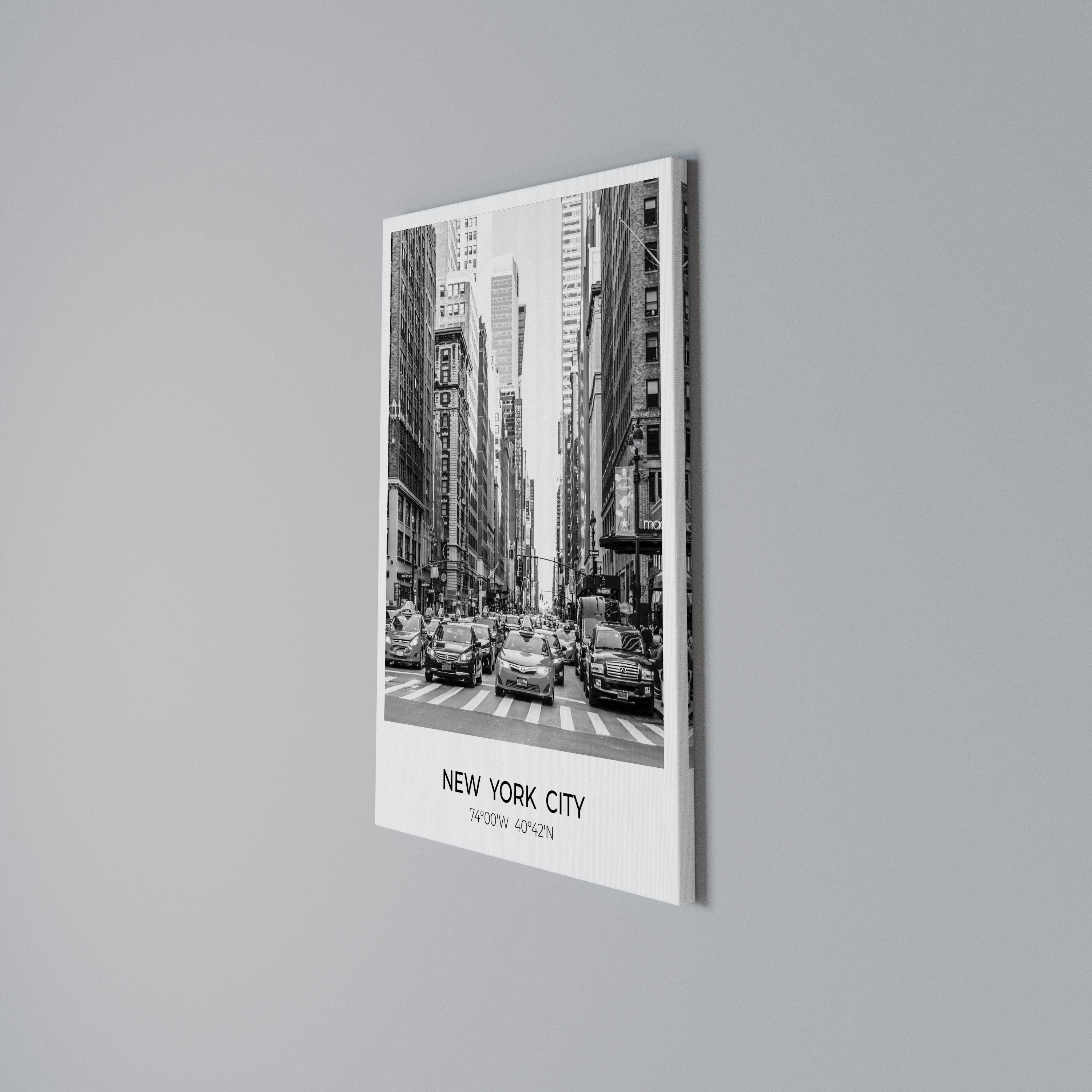 TIMELESS NEW YORK VIBES Vertical Canvas Print
