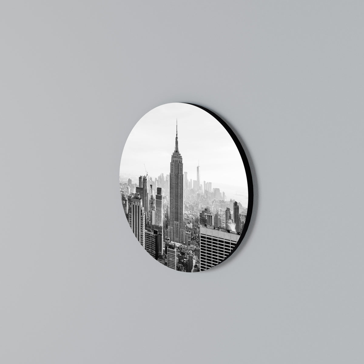 EMPIRE STATE BUILDING Round Wall Art