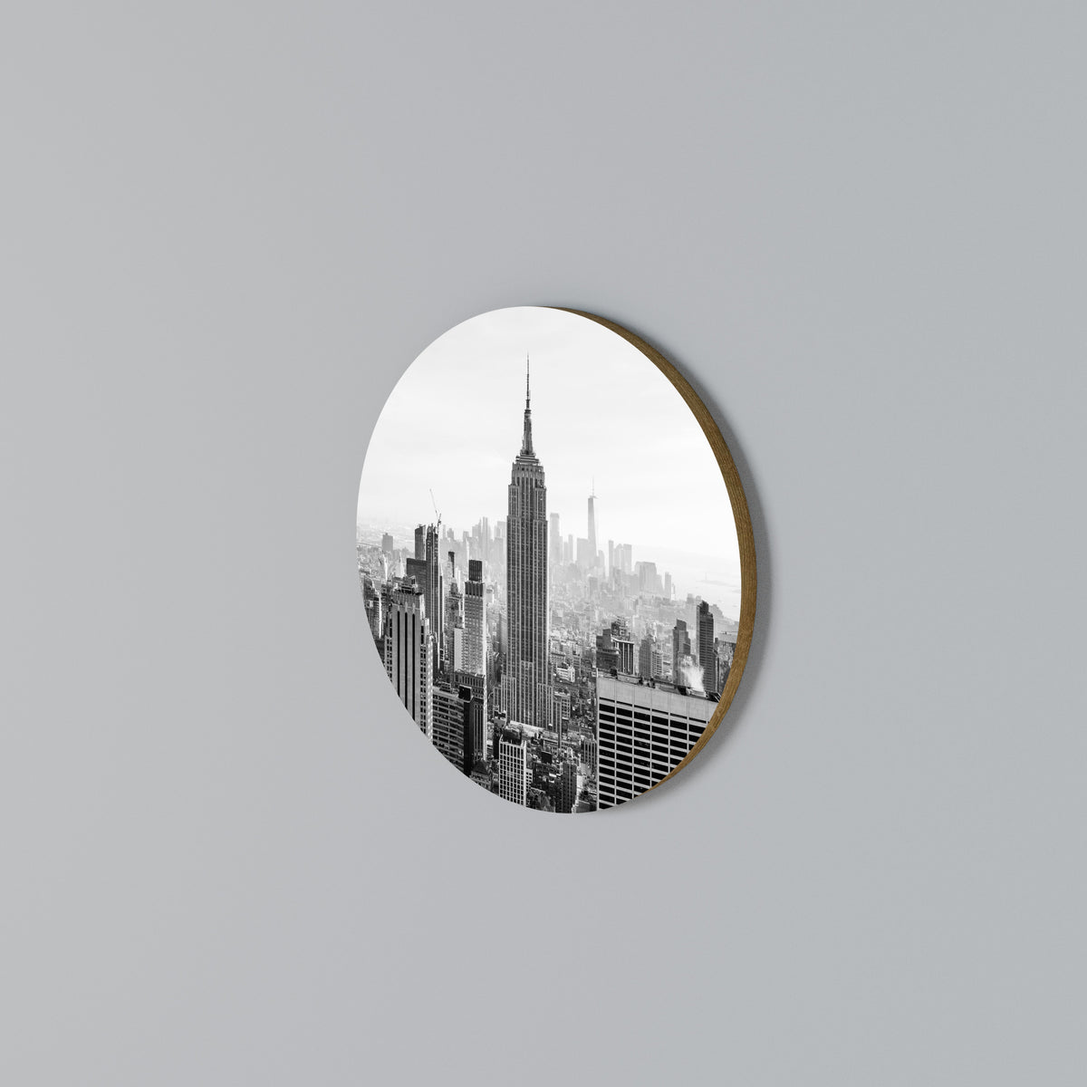 EMPIRE STATE BUILDING Round Wall Art