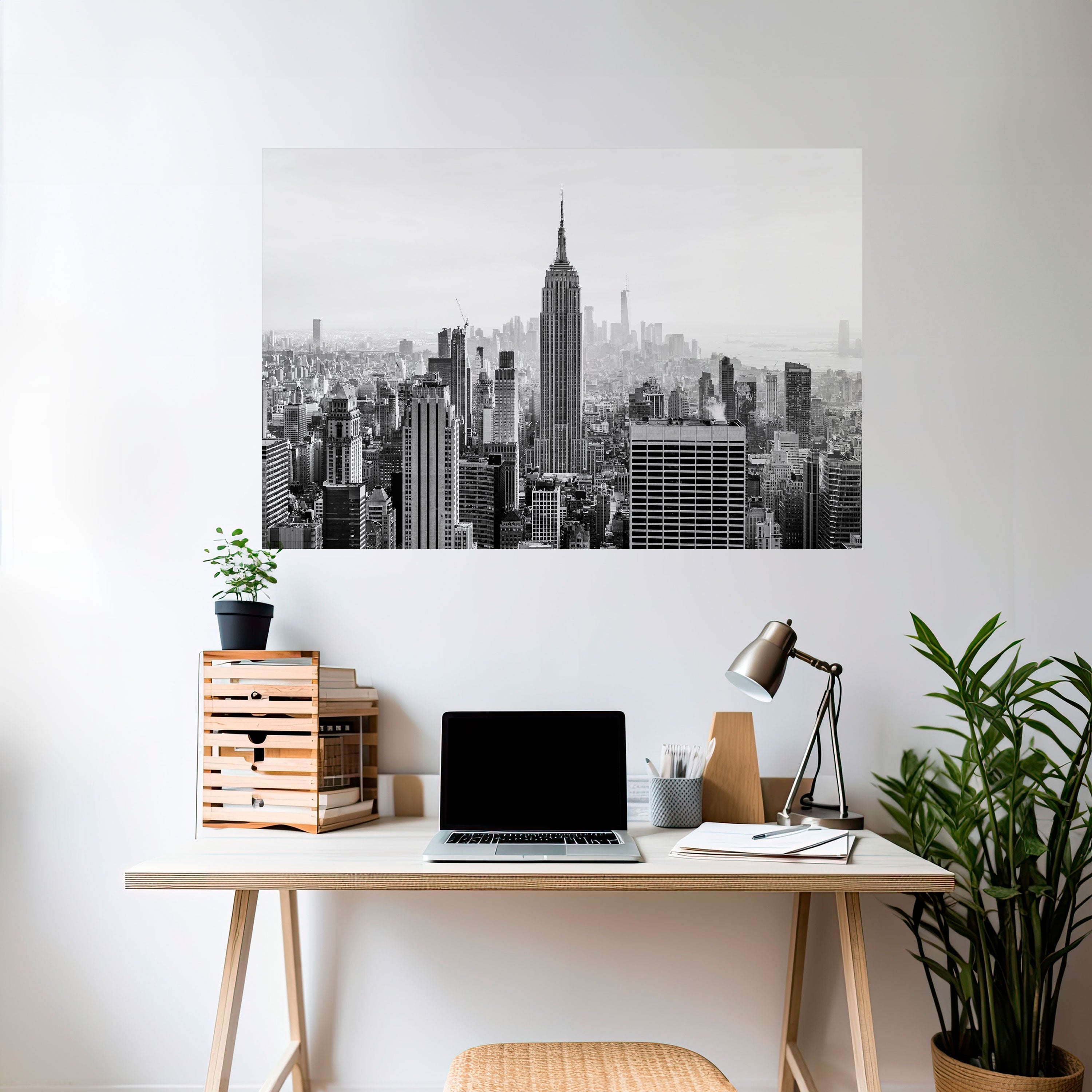 Affiche horizontale autocollante EMPIRE STATE BUILDING