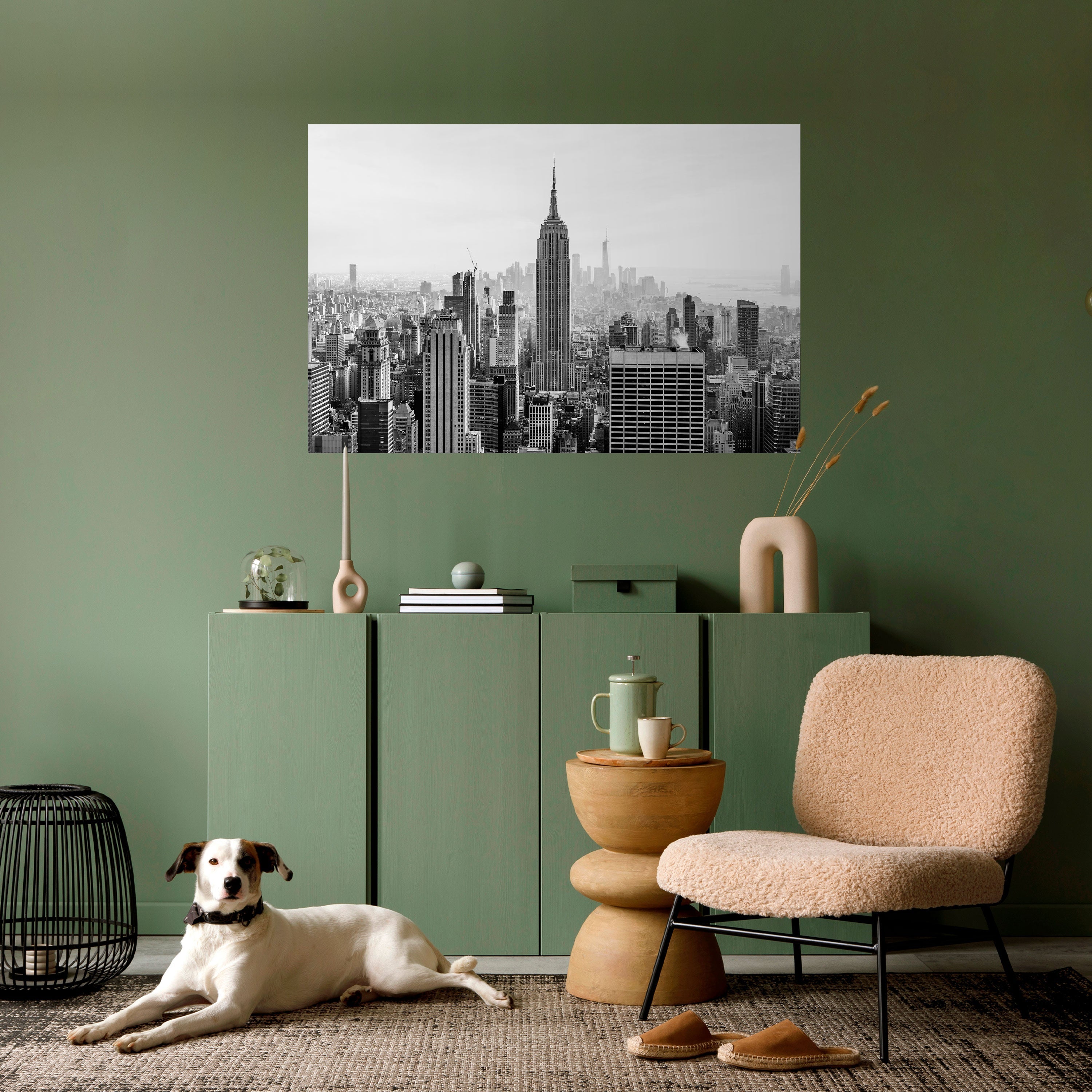 Affiche horizontale autocollante EMPIRE STATE BUILDING