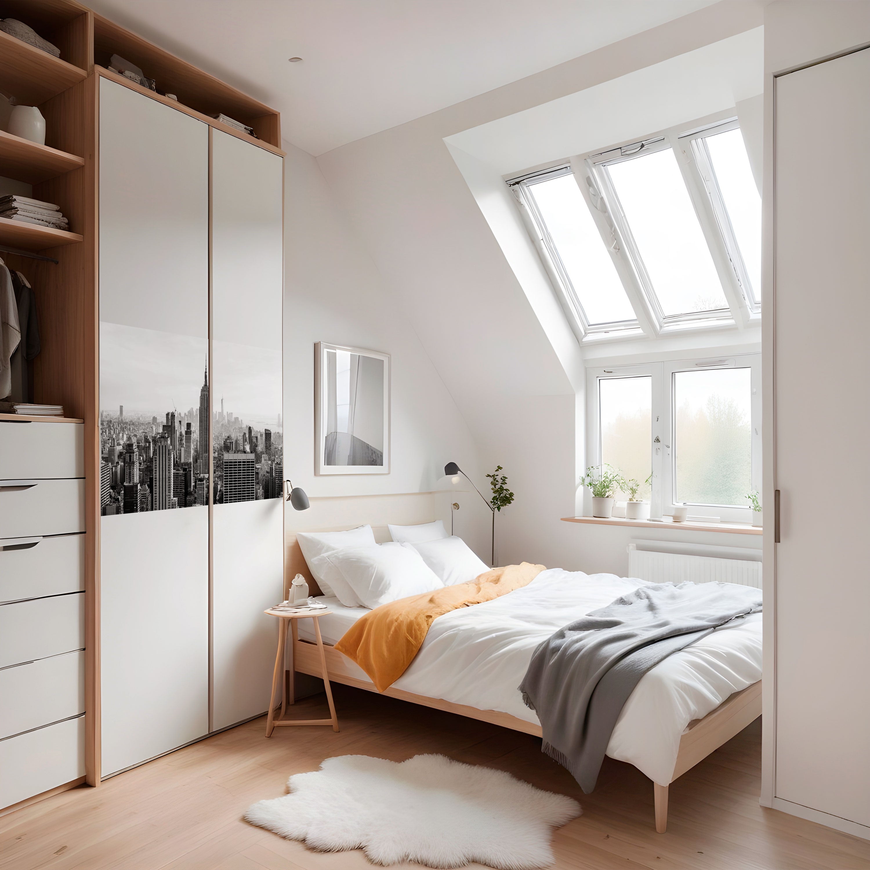 Affiche horizontale autocollante EMPIRE STATE BUILDING