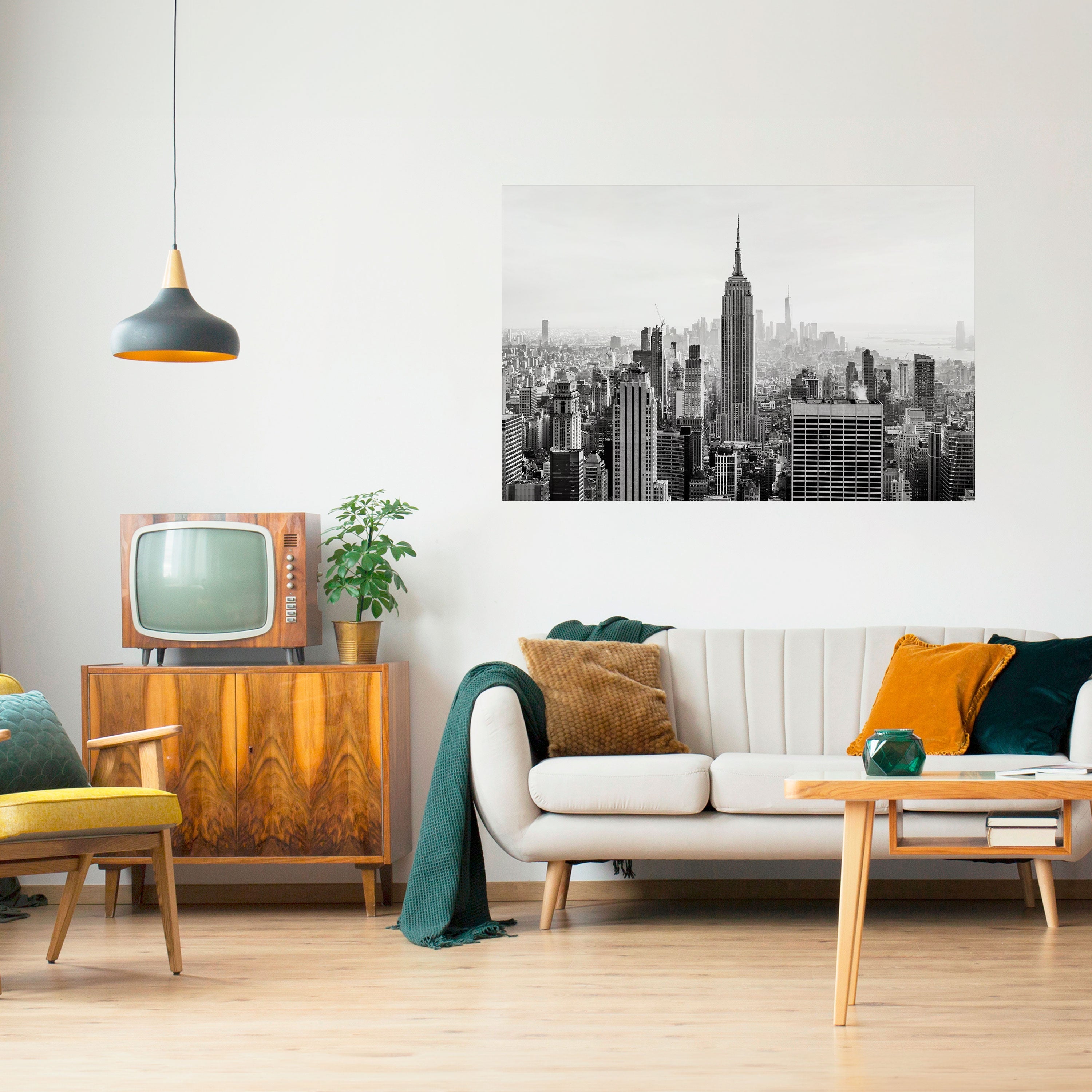 Affiche horizontale autocollante EMPIRE STATE BUILDING