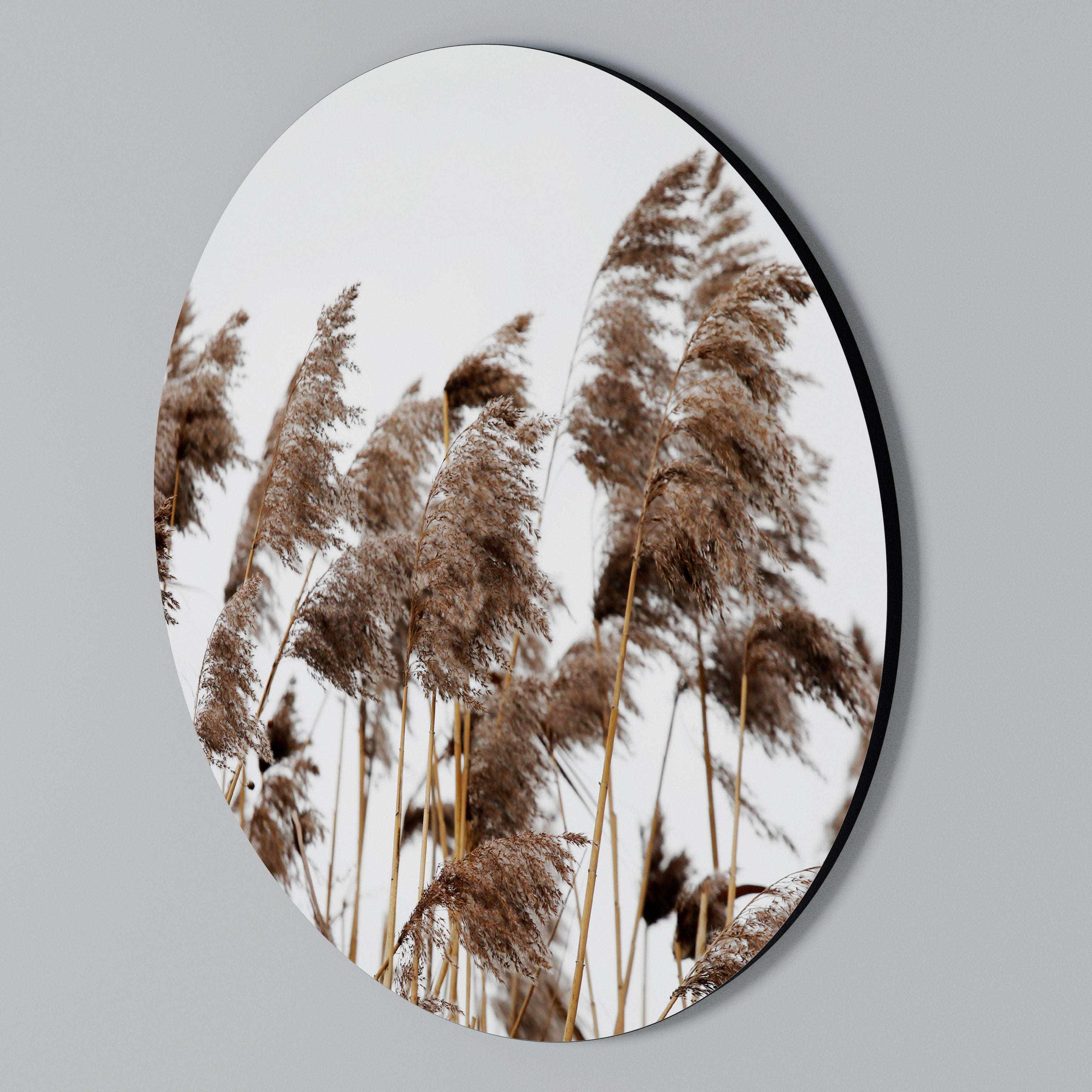 DANCE OF REEDS Round Wall Art