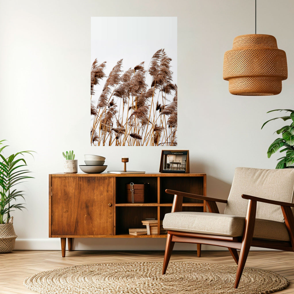 Affiche verticale autocollante « DANCE OF REEDS »