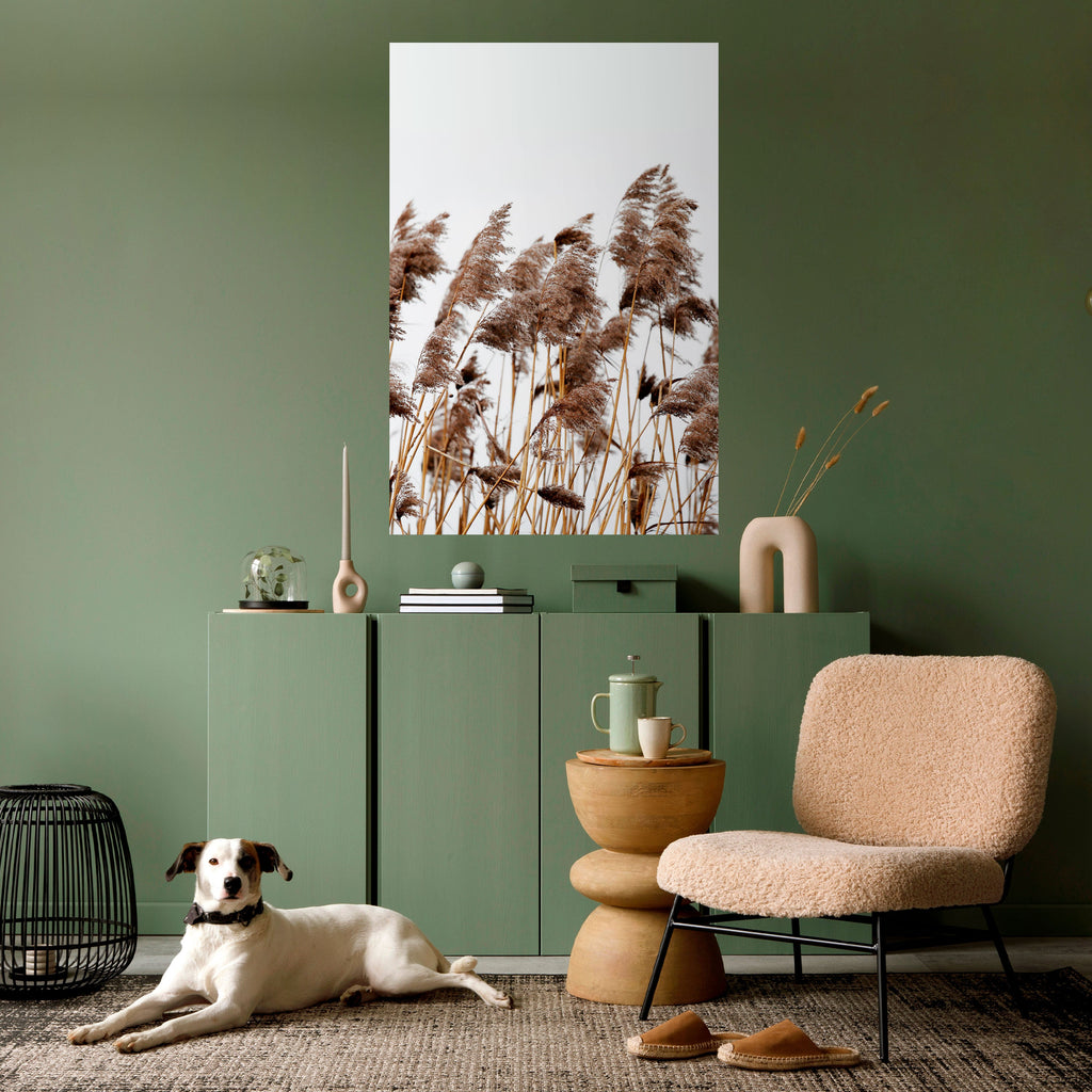 Affiche verticale autocollante « DANCE OF REEDS »