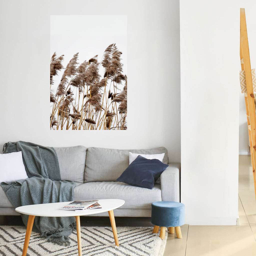 Affiche verticale autocollante « DANCE OF REEDS »