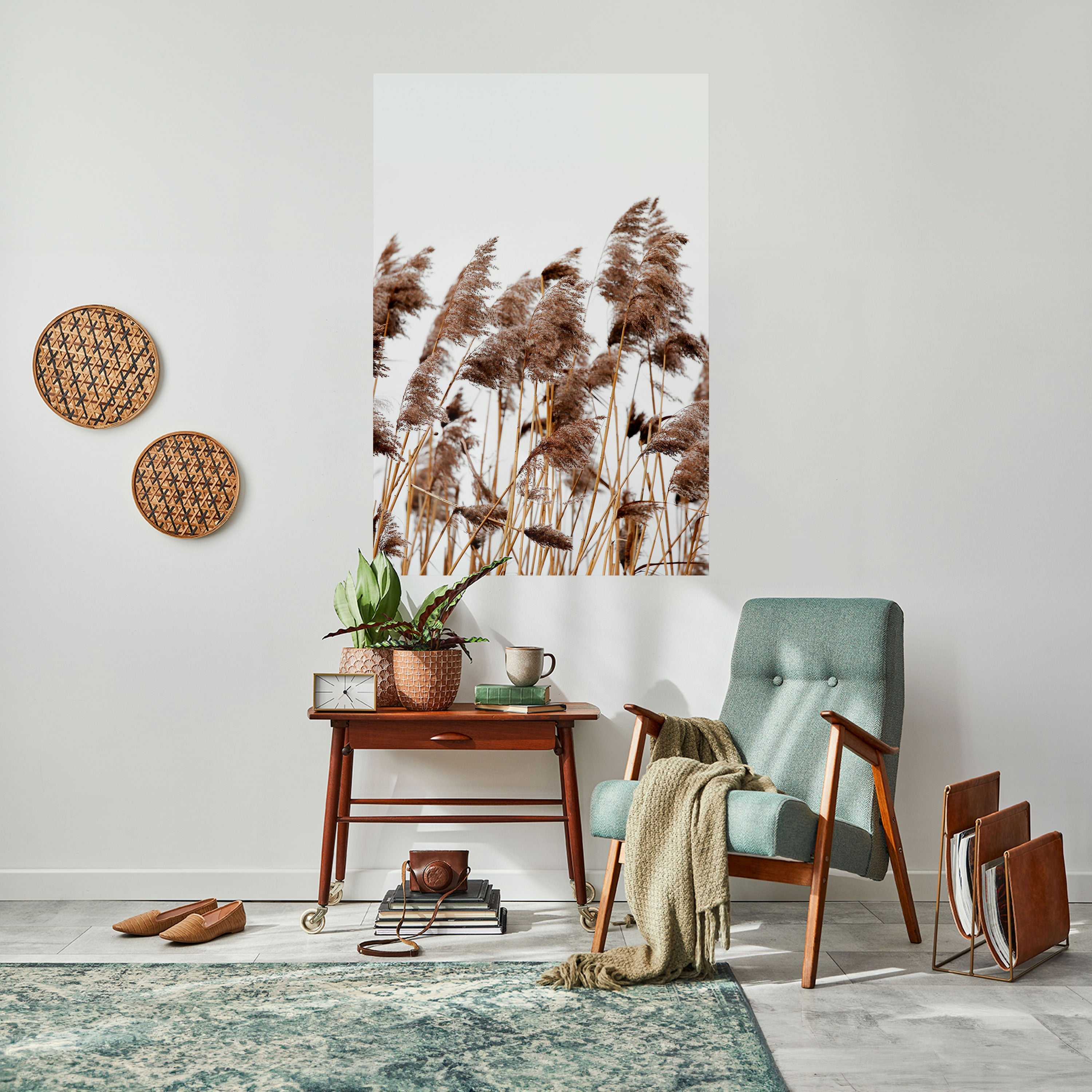 Affiche verticale autocollante « DANCE OF REEDS »