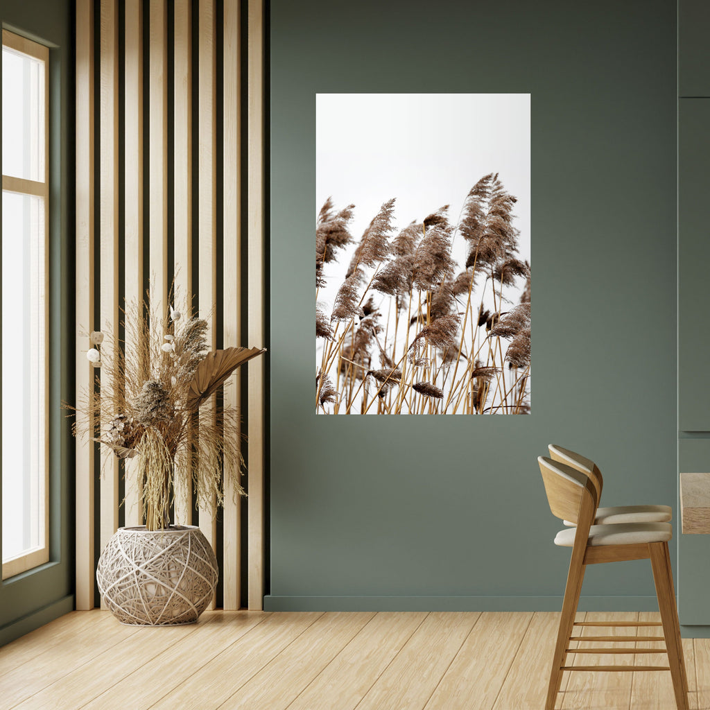 Affiche verticale autocollante « DANCE OF REEDS »