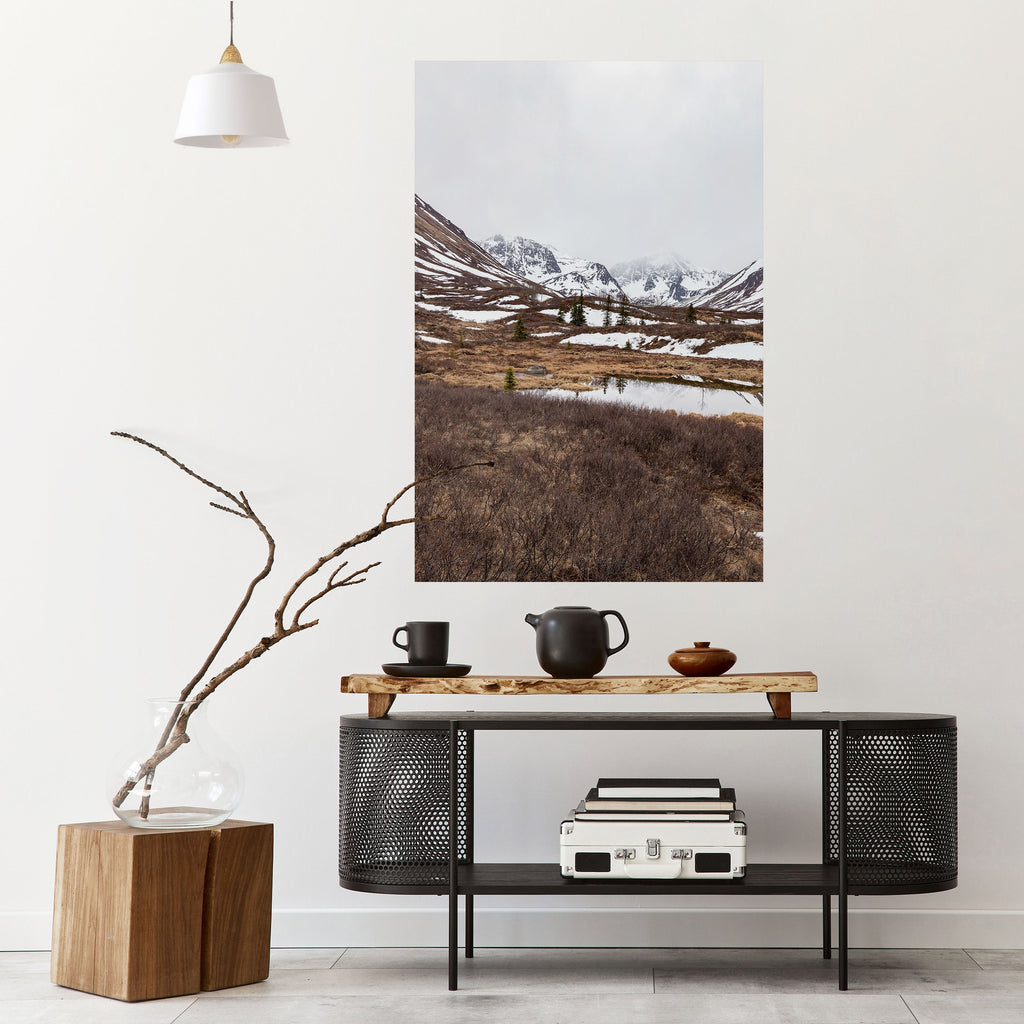 Affiche verticale autocollante ÉCHOS DE L'HIVER