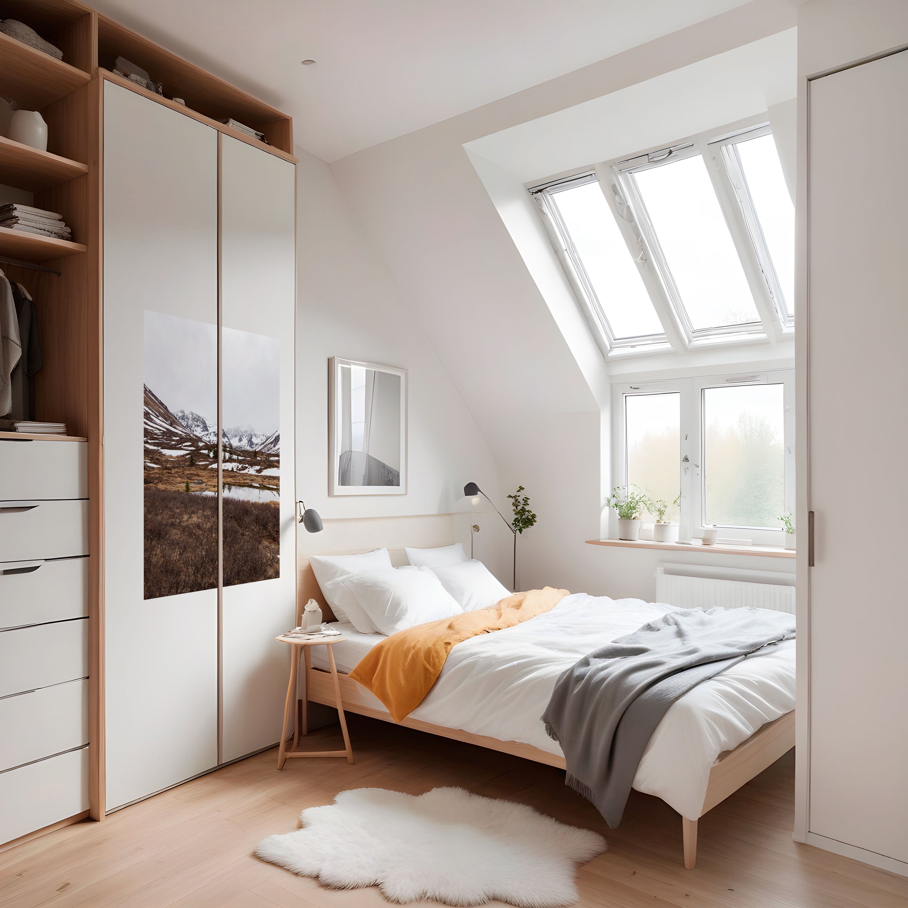 Affiche verticale autocollante ÉCHOS DE L'HIVER