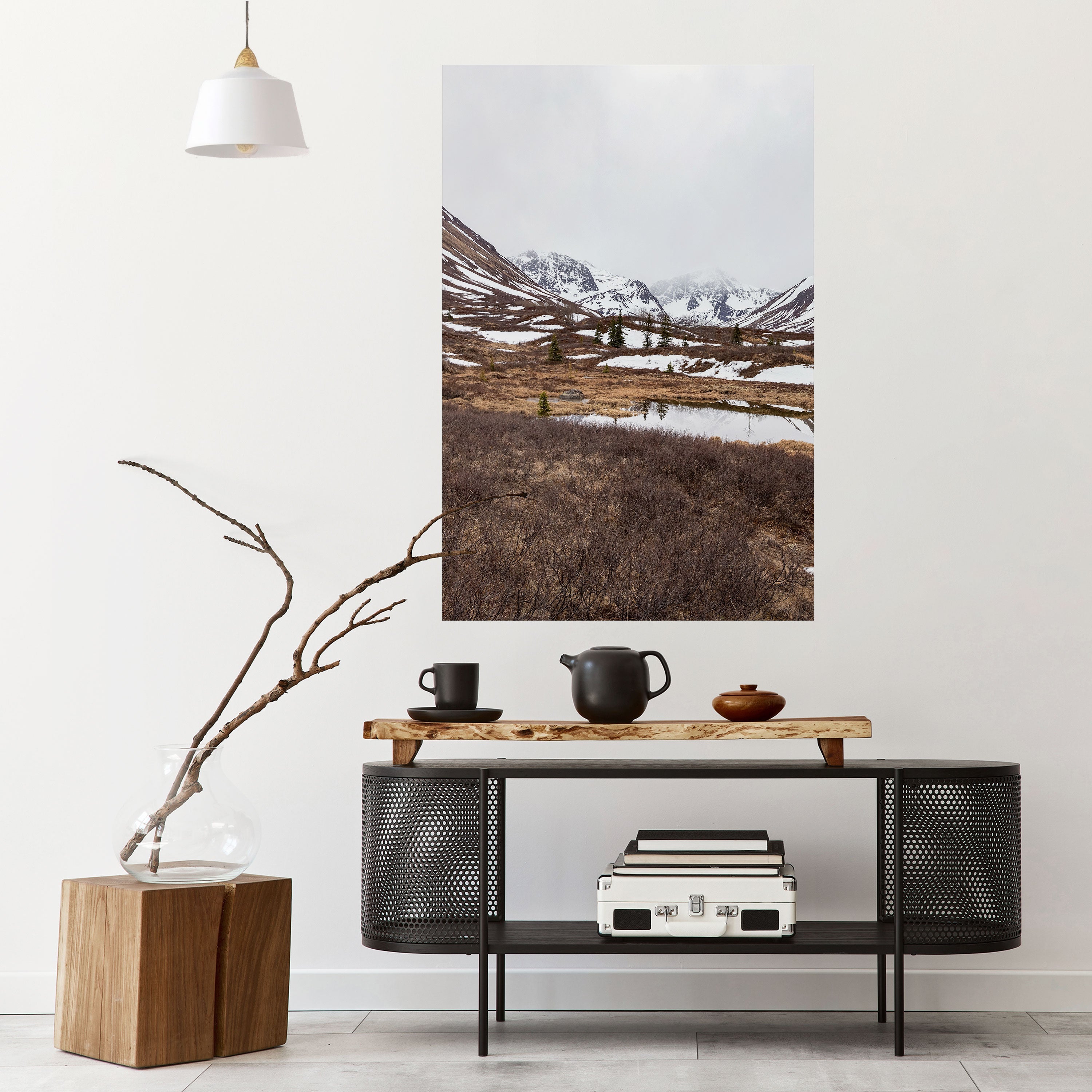 Affiche verticale autocollante ÉCHOS DE L'HIVER