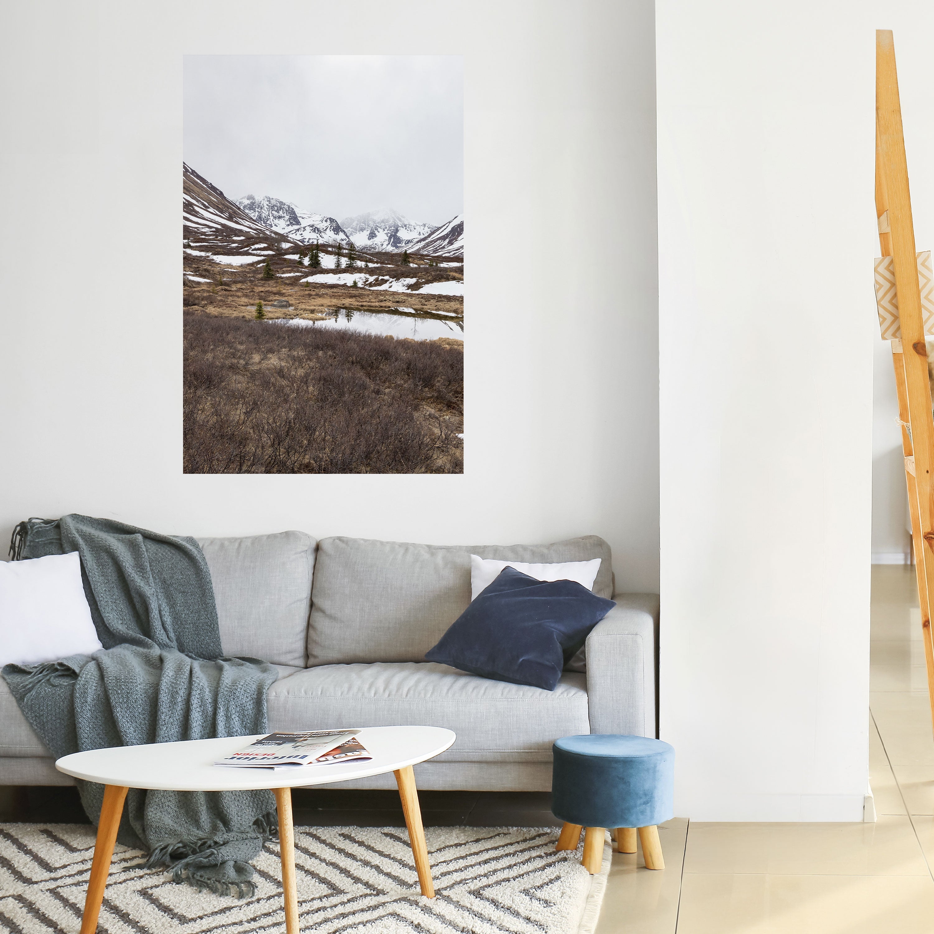 Affiche verticale autocollante ÉCHOS DE L'HIVER