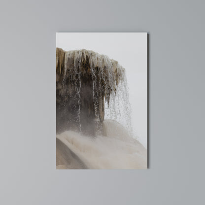 MAMMOTH HOT SPRINGS Vertical Canvas Print