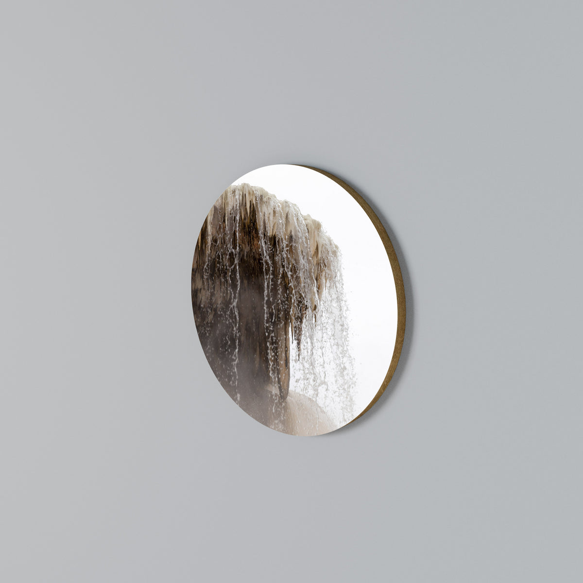 MAMMOTH HOT SPRINGS Round Wall Art