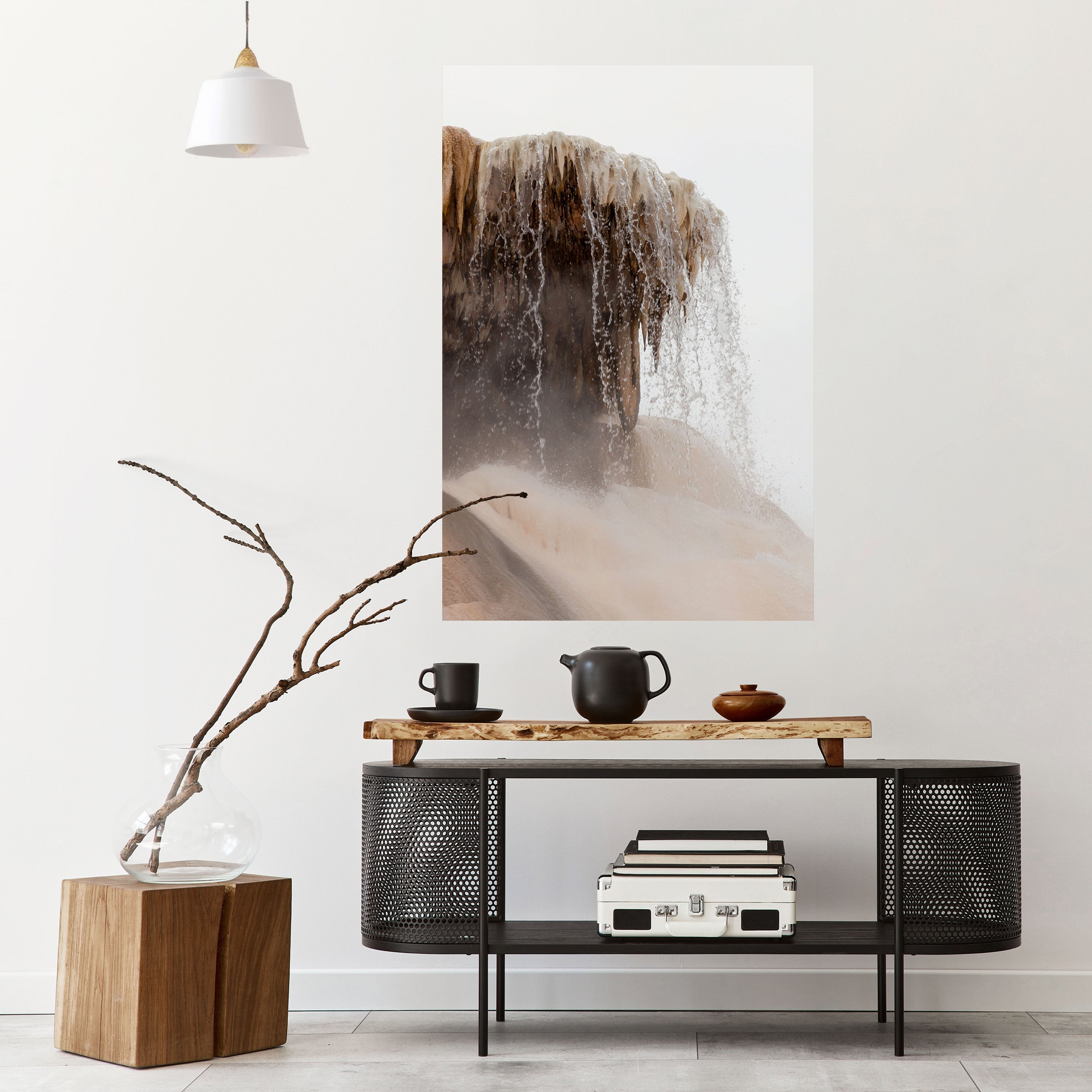 Affiche verticale autocollante MAMMOTH HOT SPRINGS