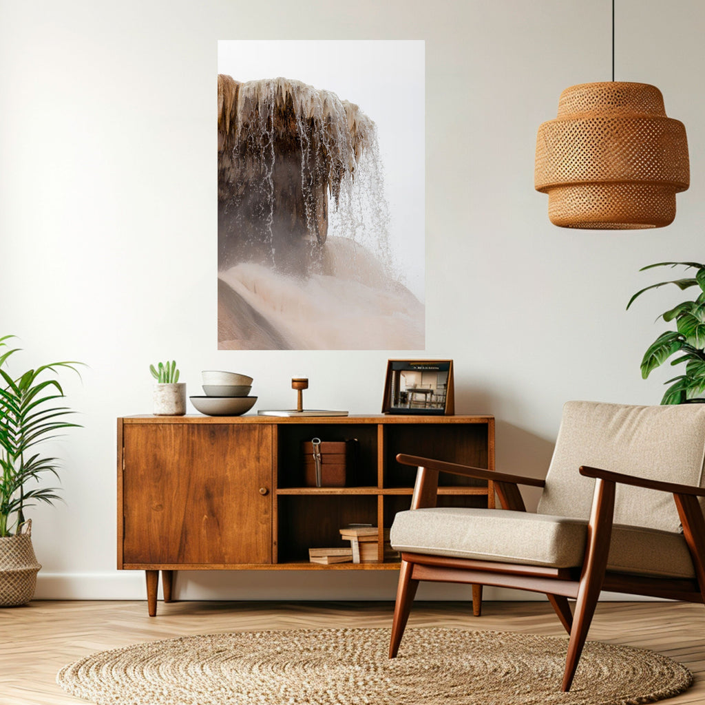 Affiche verticale autocollante MAMMOTH HOT SPRINGS