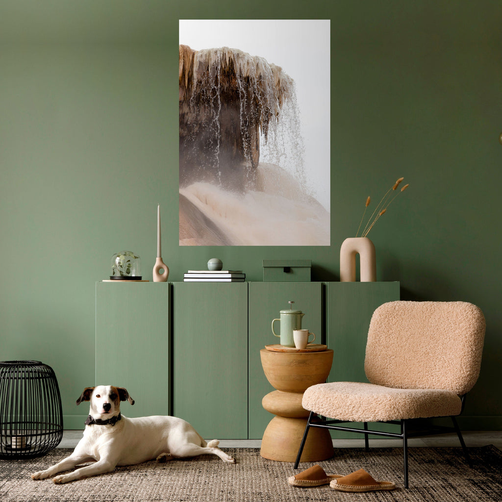 Affiche verticale autocollante MAMMOTH HOT SPRINGS